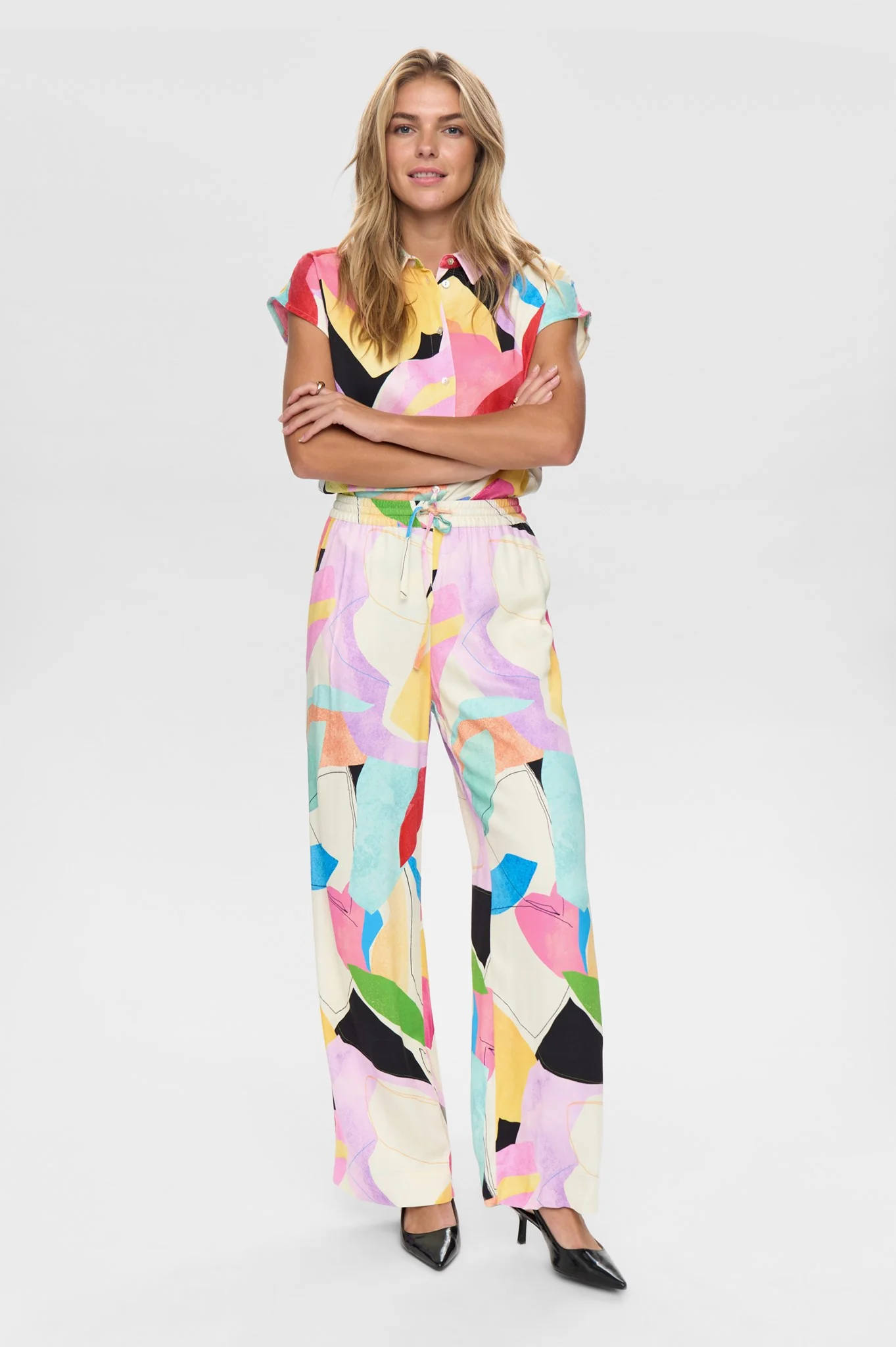 NUADELINE PANTS - Peony - Image 3