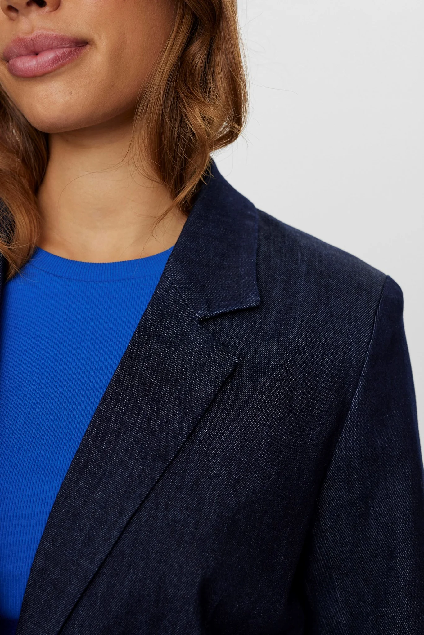 NUALETTA BLAZER  - Dark Blue Denim - Image 5