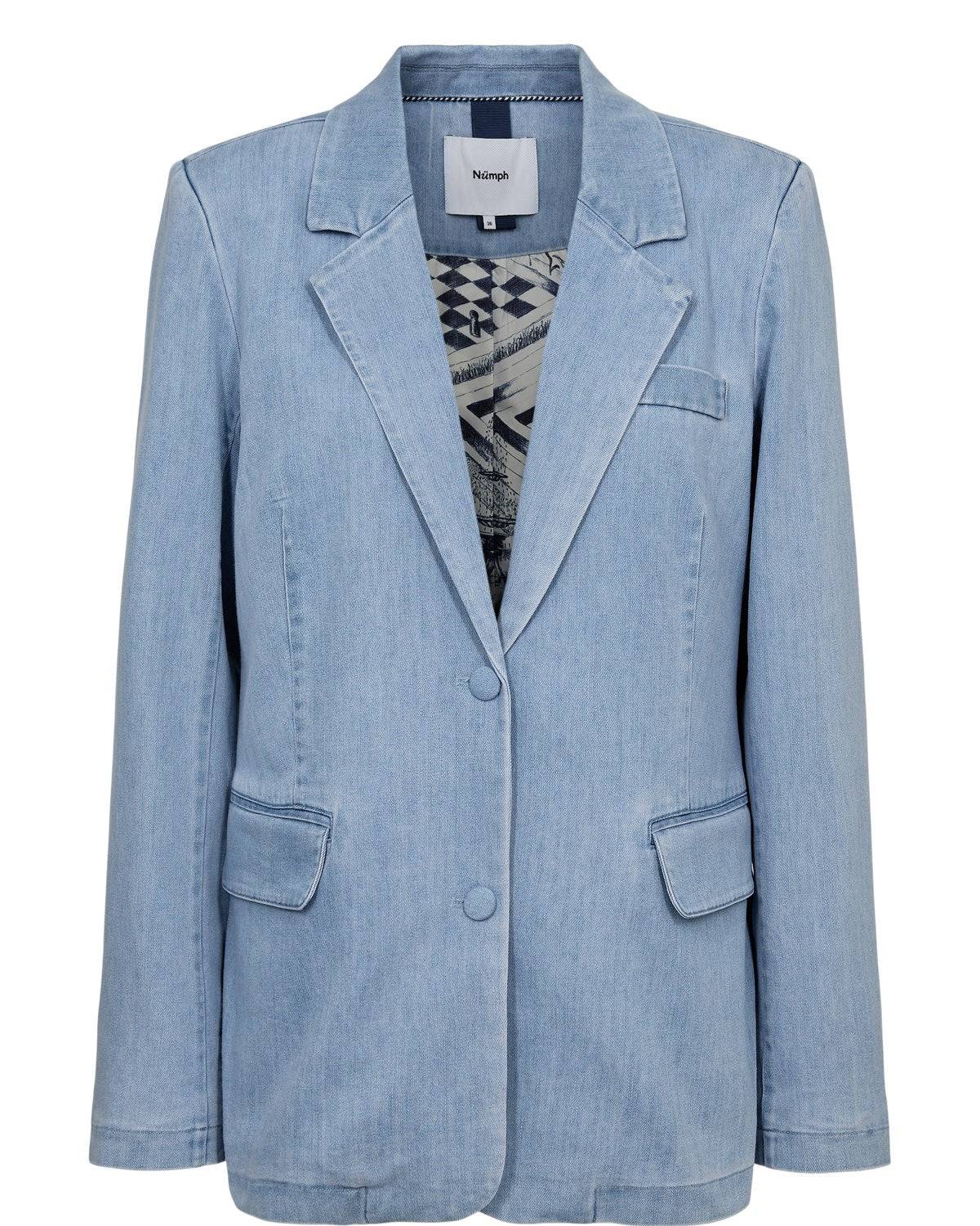 NUALETTA -  BLAZER - Light Blue Denim - Image 7