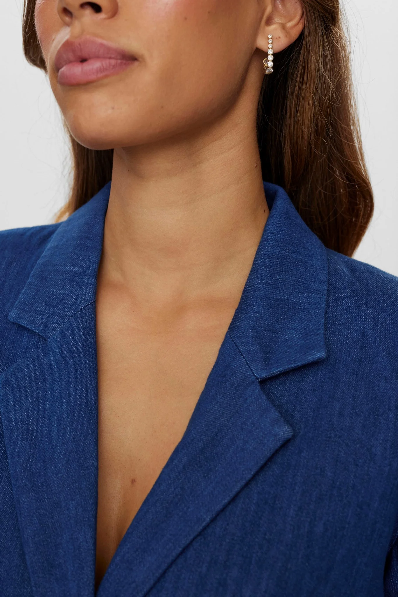 NUALETTA BLAZER  - Med. Blue Washed Denim - Image 5