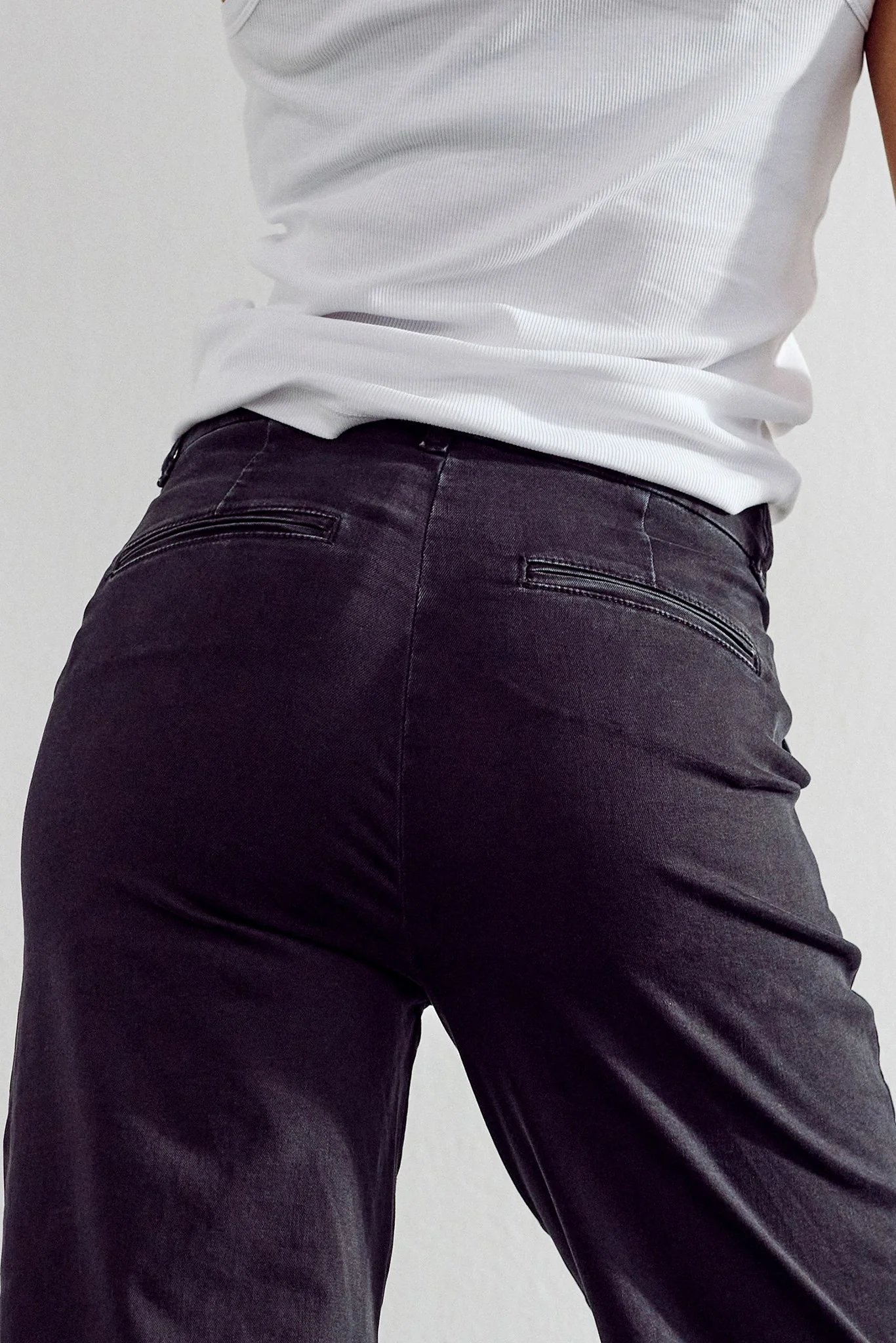 NUAMBER PANTS X LONG BLACK - Caviar - Image 4