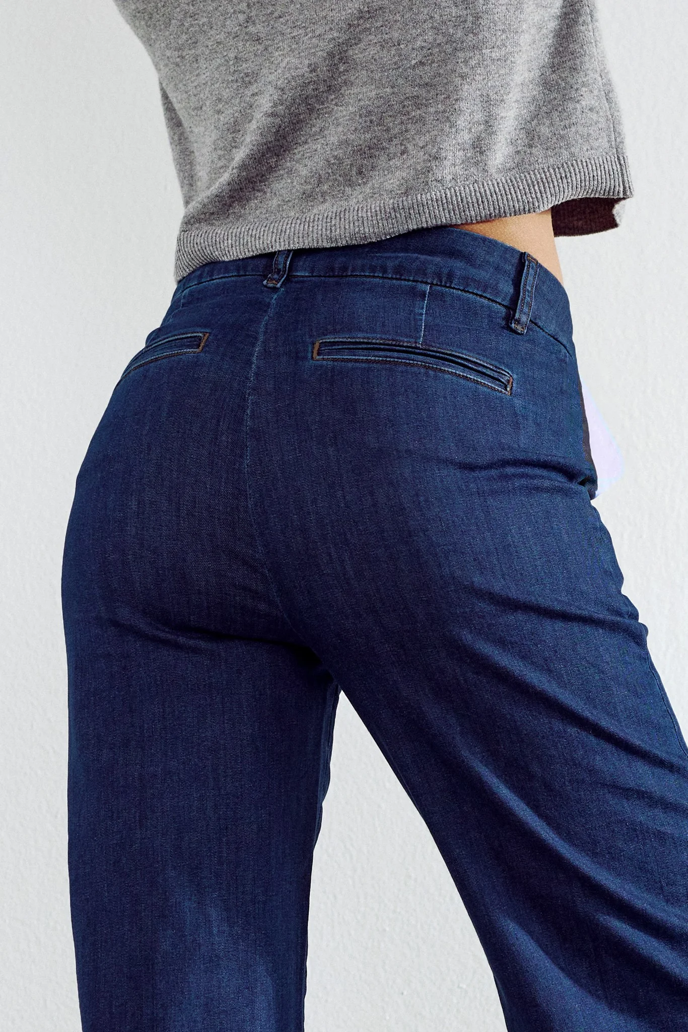 NUAMBER PANTS X LONG - Dark Blue Denim 1 - Image 4