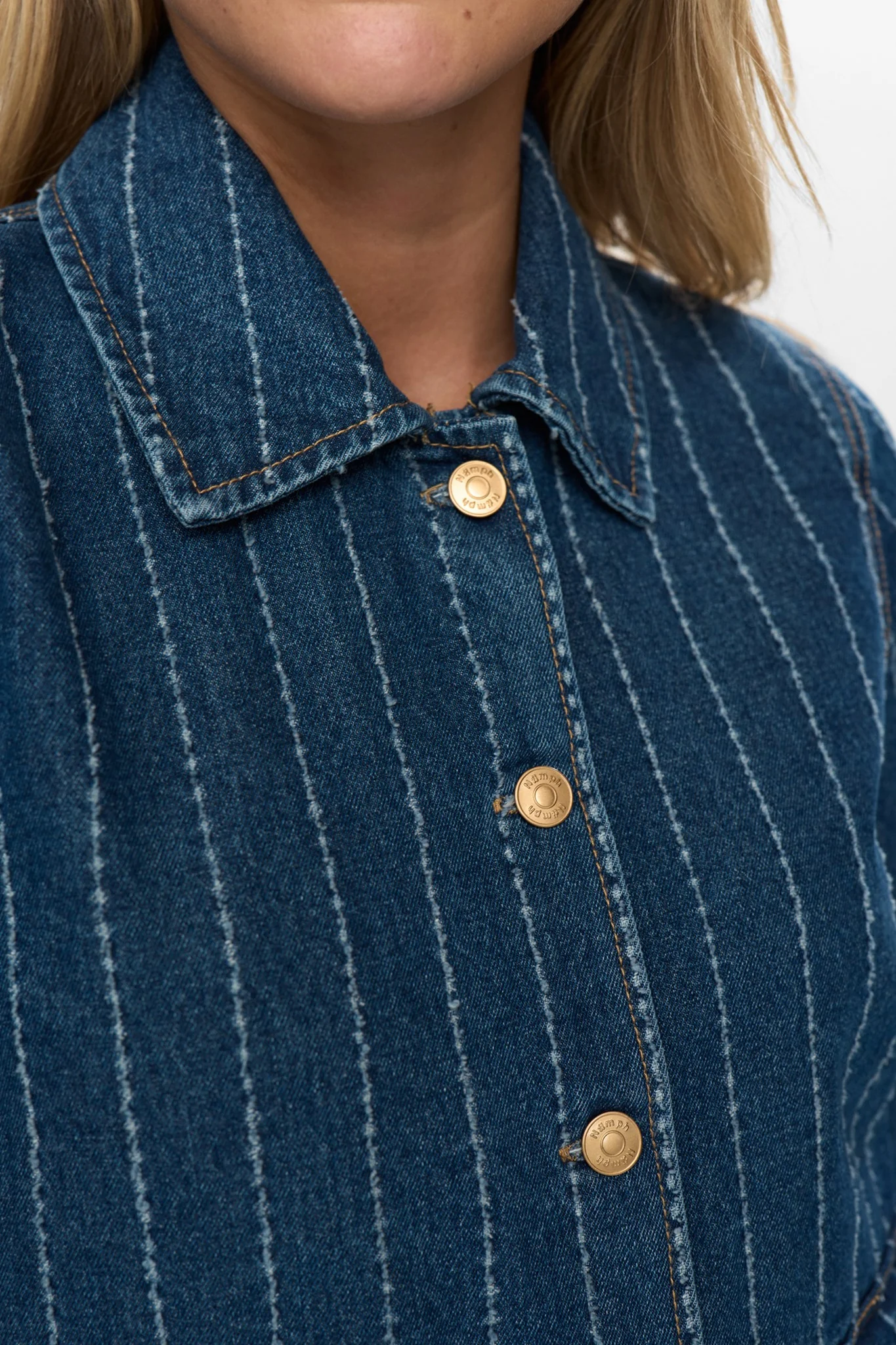 NUATLANTA JACKET - Medium Blue Denim - Image 4