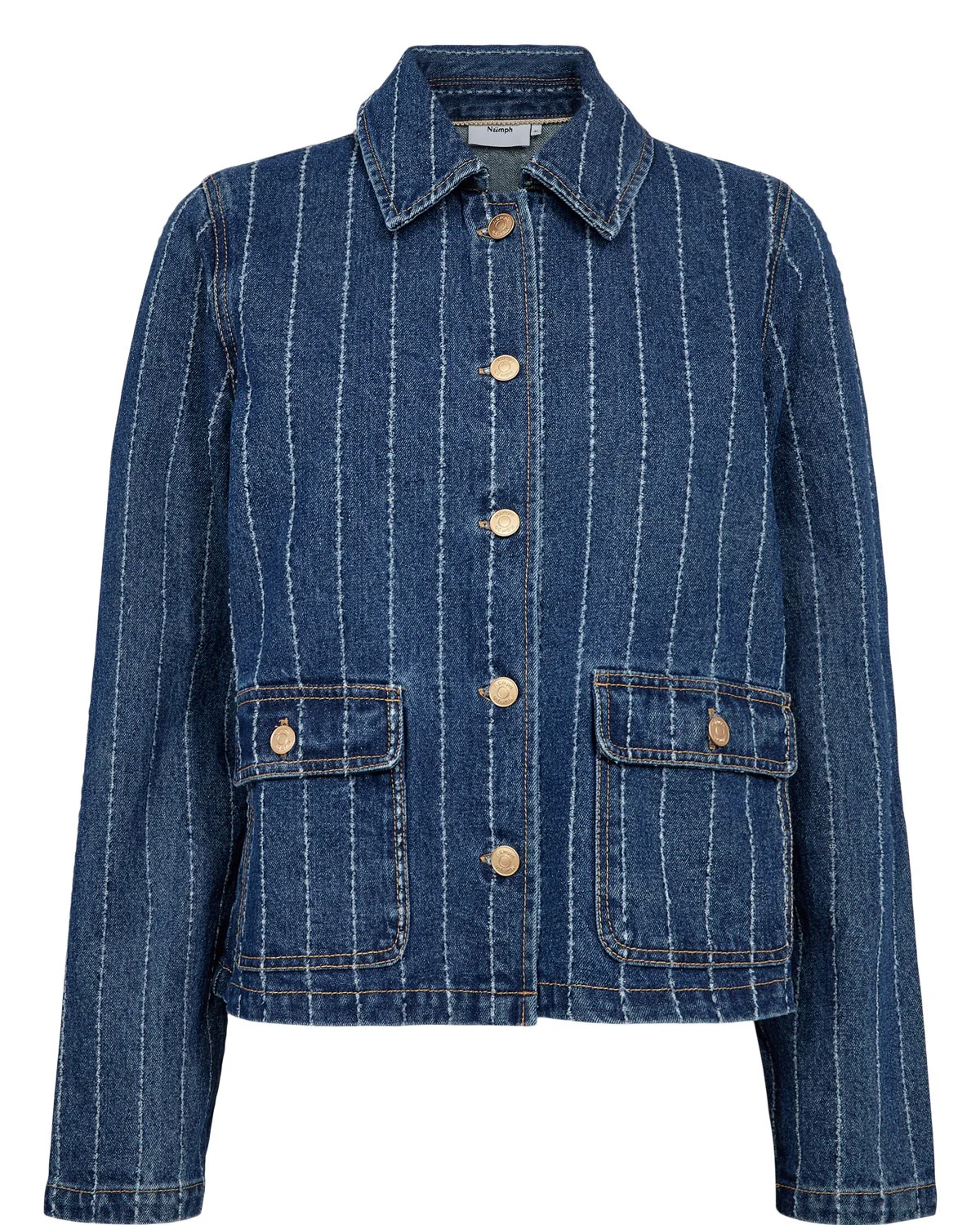 NUATLANTA JACKET - Medium Blue Denim - Image 6