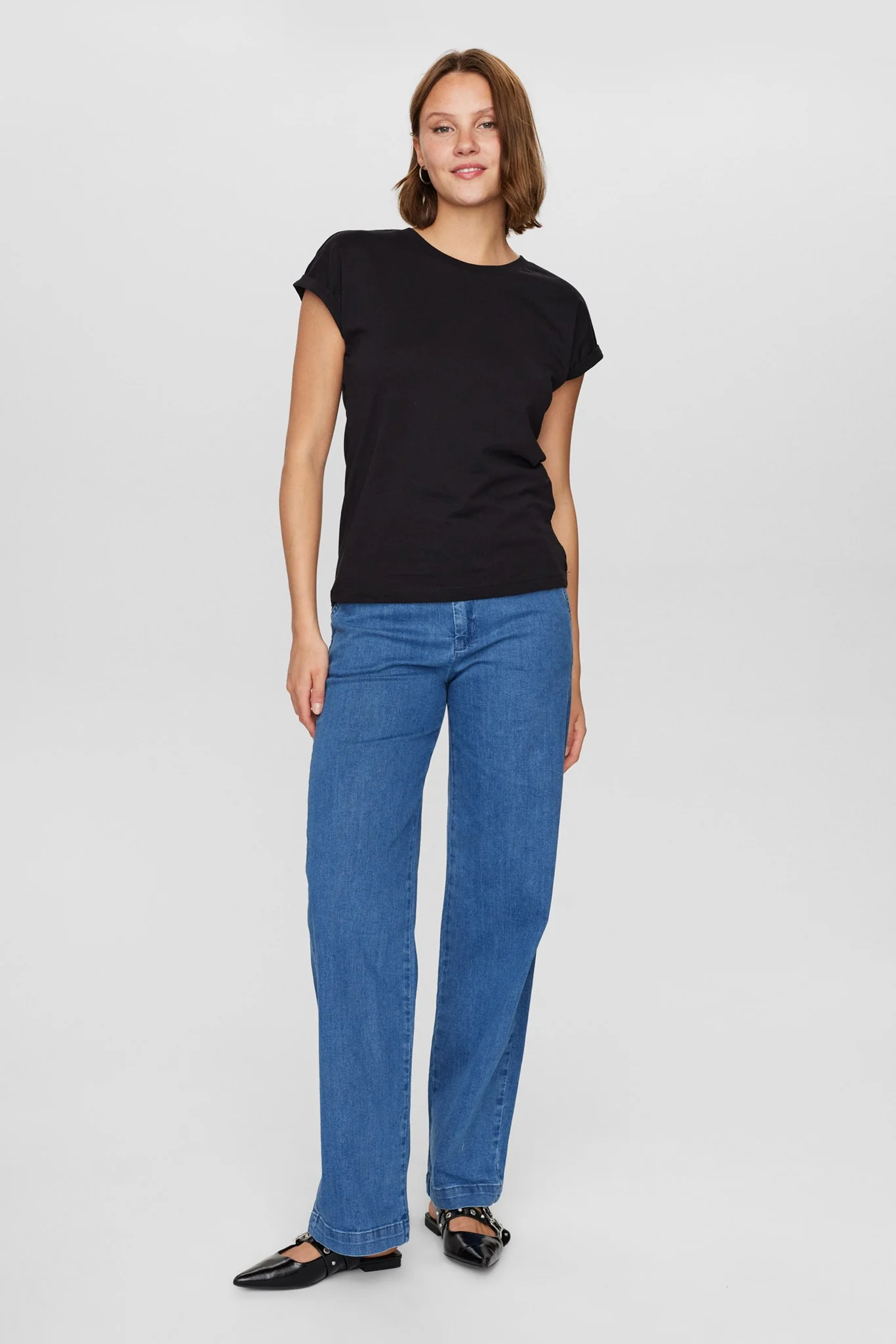 NUBEVERLY T-SHIRT - GOTS - Caviar - Image 3