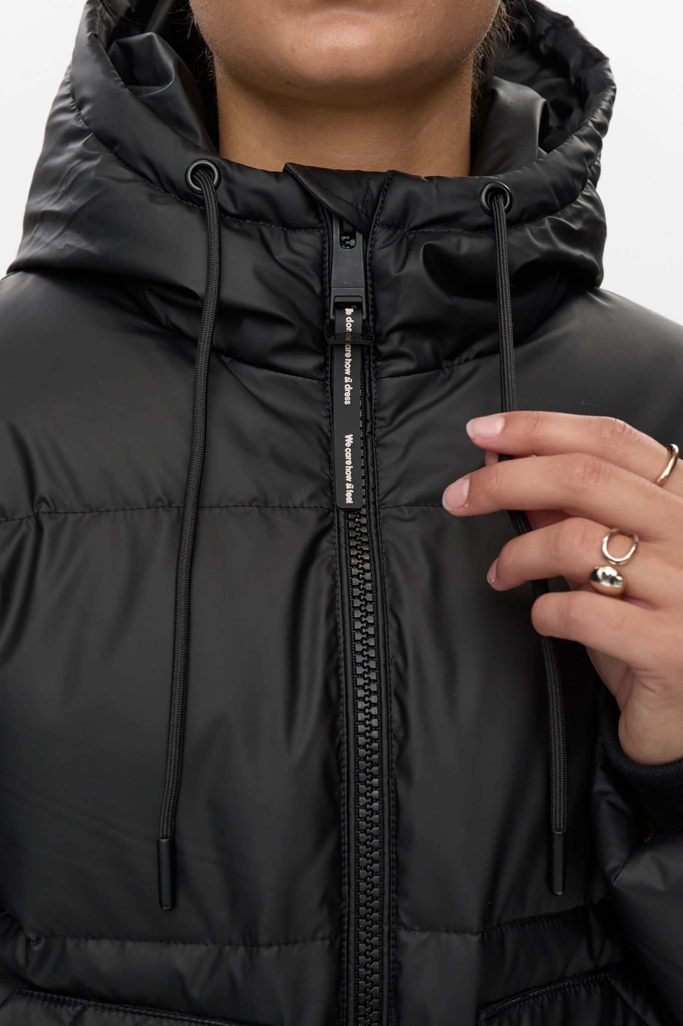 NUBIRRA SHORT JACKET - Caviar - Image 4