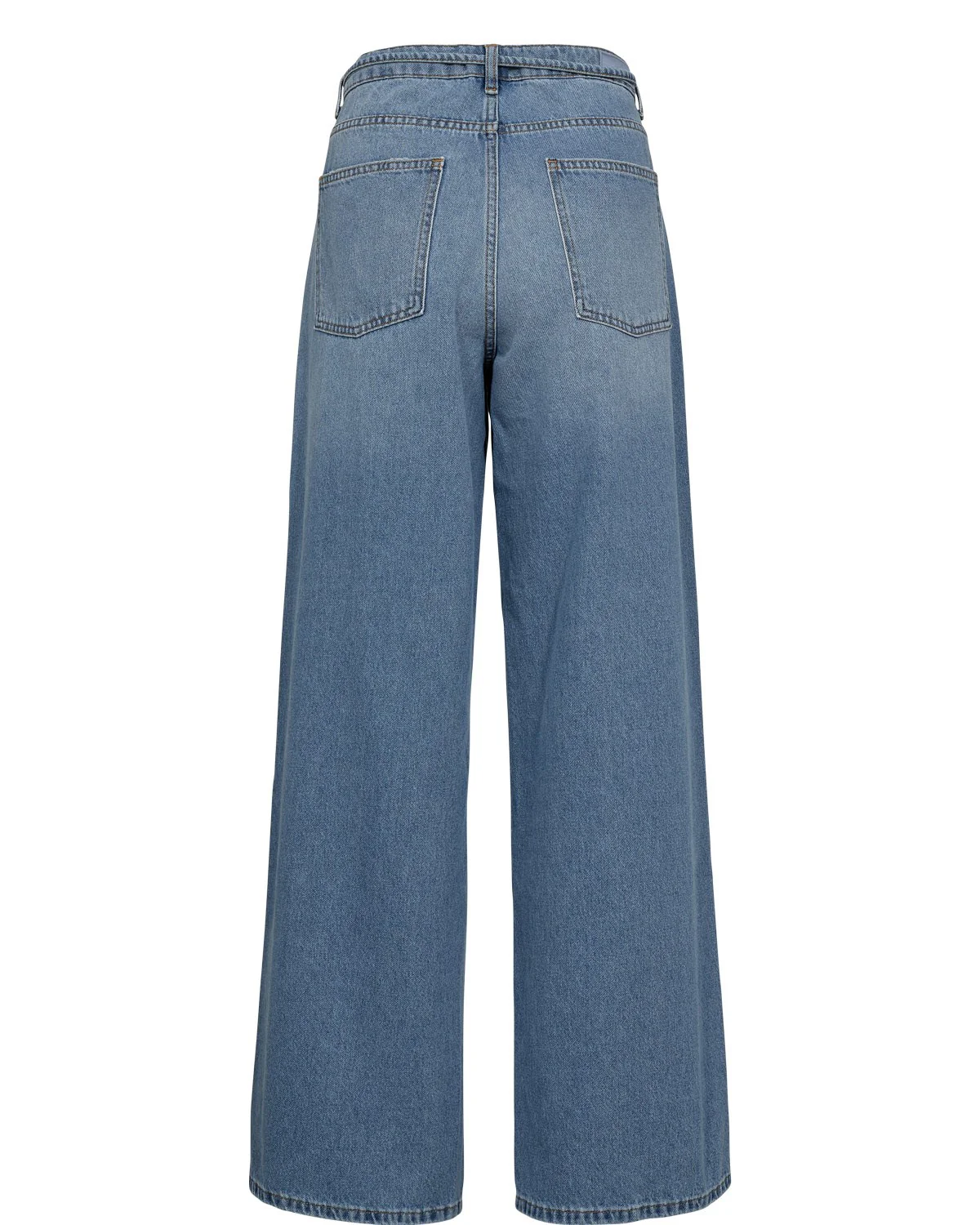 NUBROOKLYN HR WIDE JEANS - P3010 - Light Blue Denim - Image 7