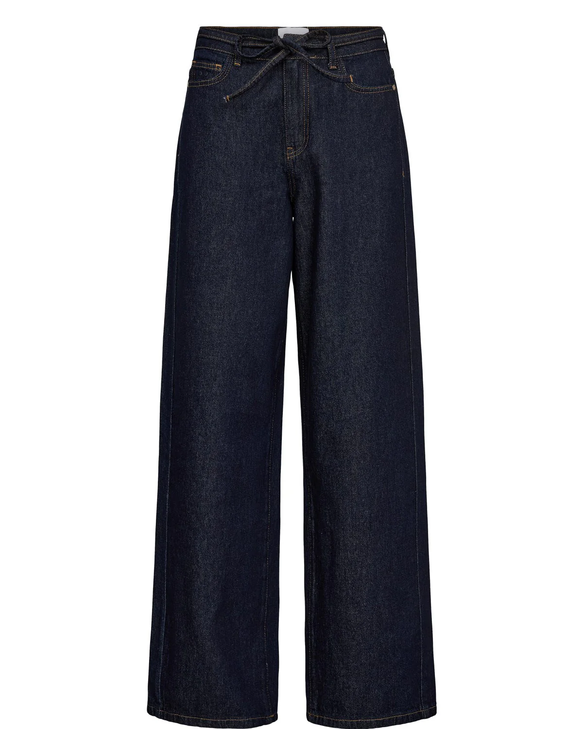 NUBROOKLYN HR WIDE JEANS - P3012 - Dark Blue Denim - Image 6