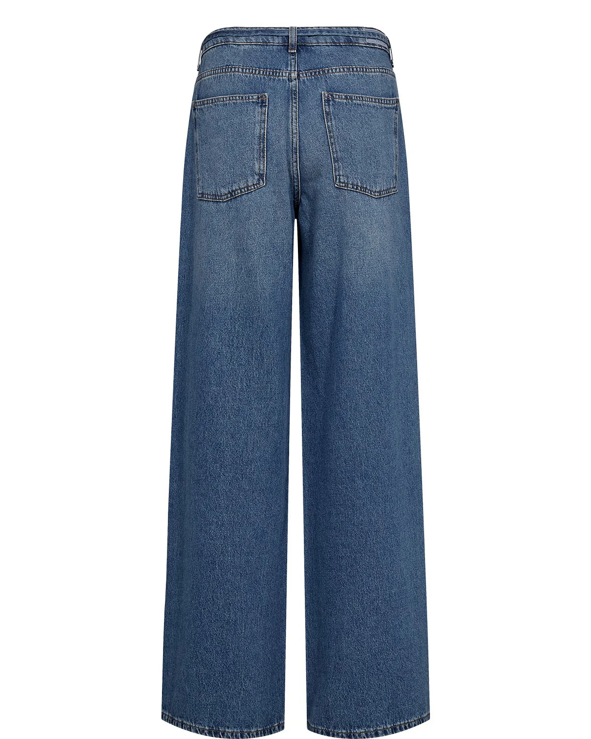 NUBROOKLYN HR WIDE JEANS - P3013 - Medium Blue Denim - Image 7