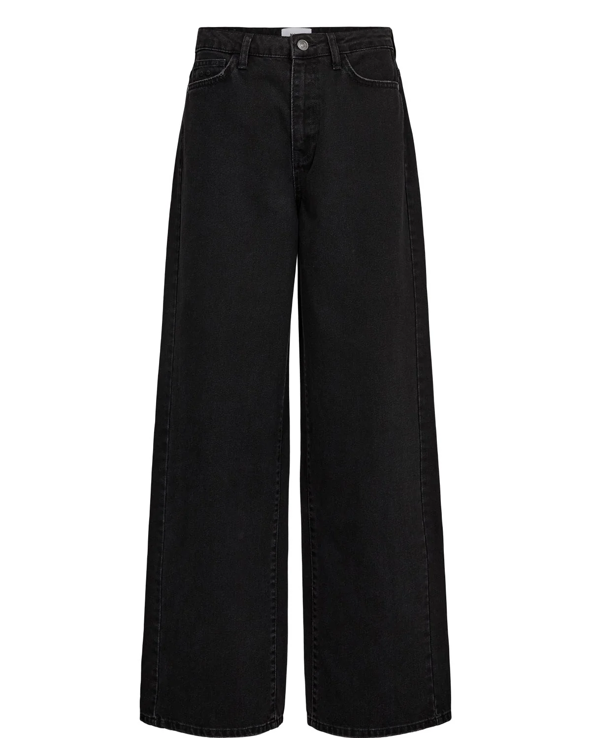 NUBROOKLYN HR WIDE JEANS - P3018 - Black Denim - Image 6