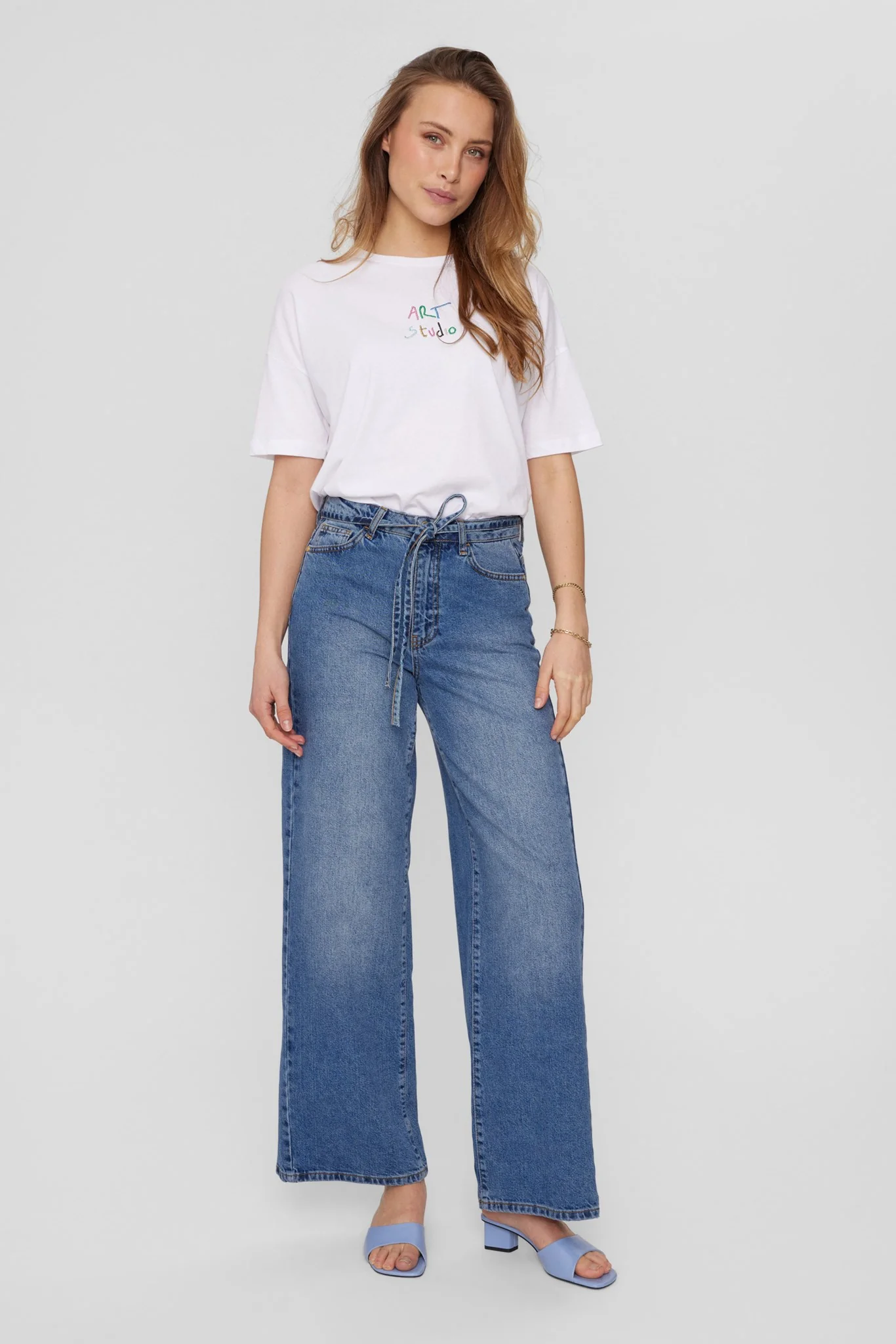 NUBROOKLYN JEANS MID BLUE - Medium Blue Denim - Image 3