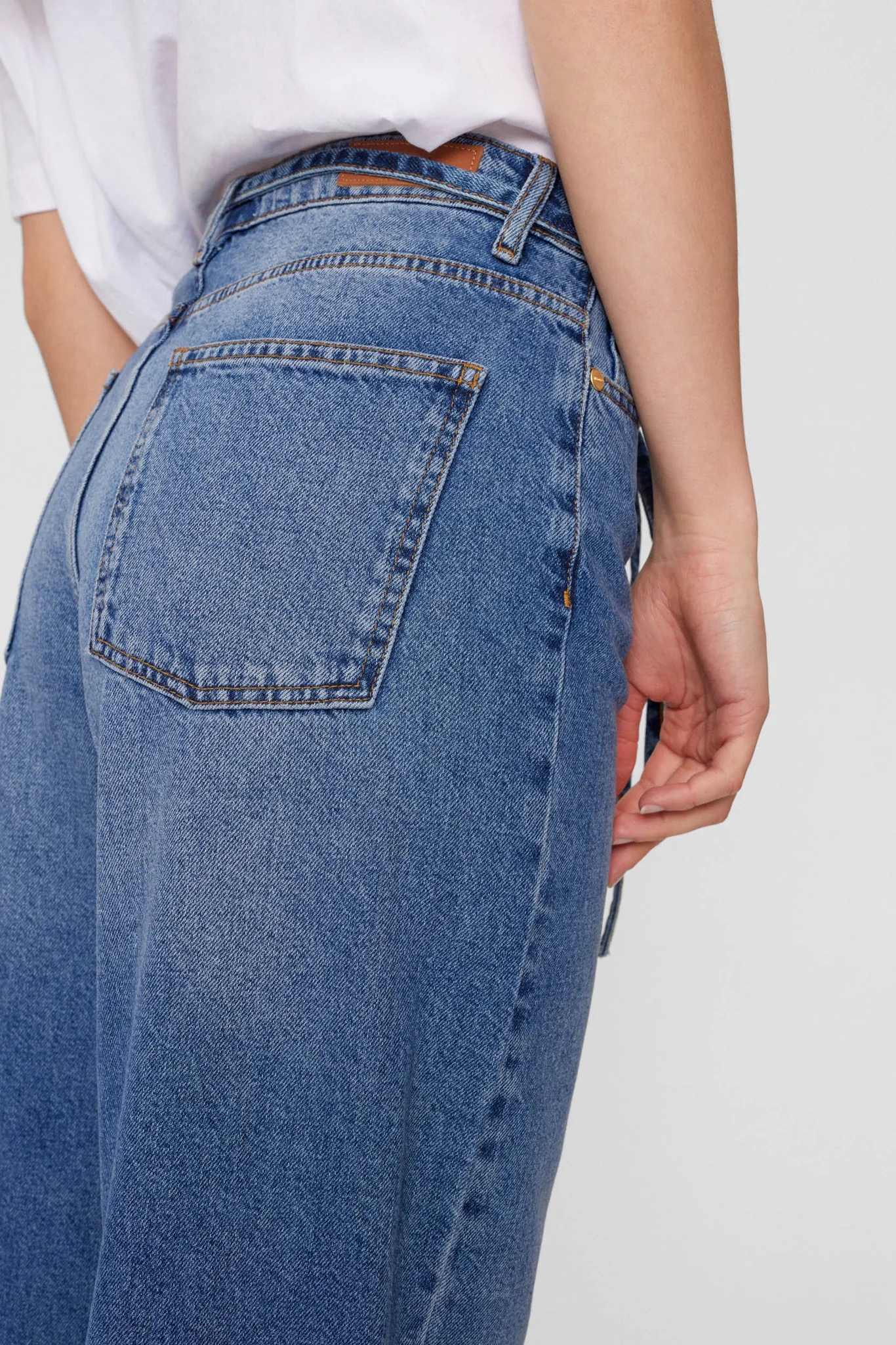 NUBROOKLYN JEANS MID BLUE - Medium Blue Denim - Image 5