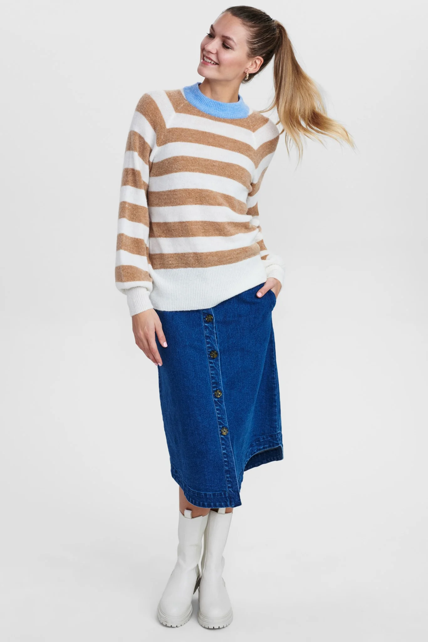 NUCAMA PULLOVER - Della Robbia Blue - Image 3