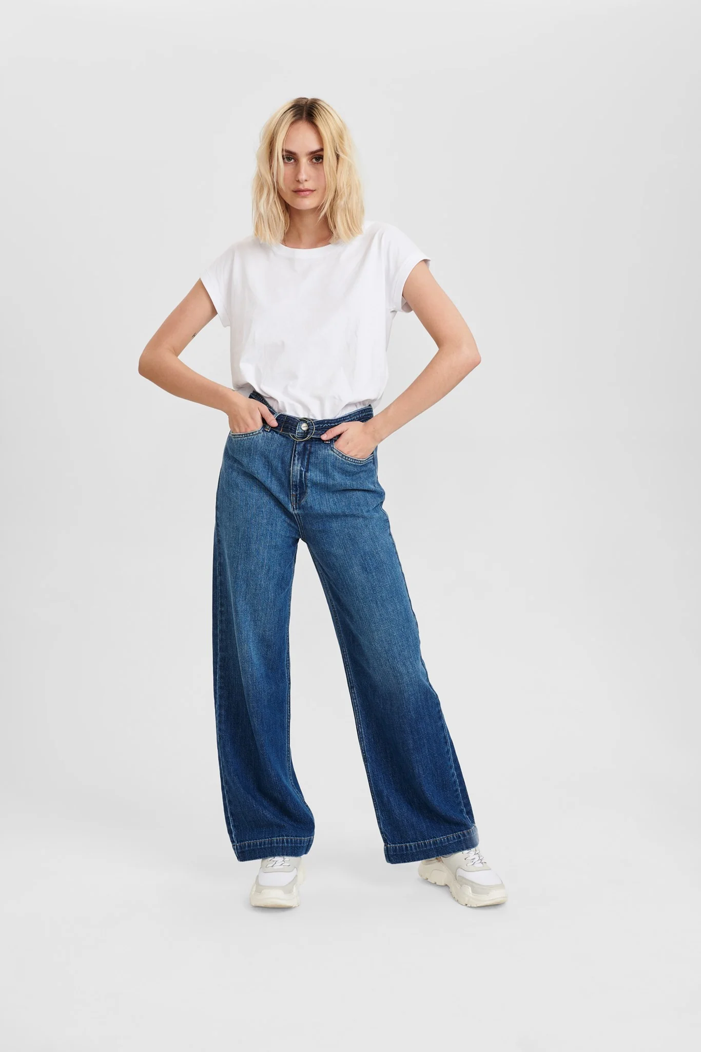 NUCAROLINA PANT - Medium Blue Denim - Image 3