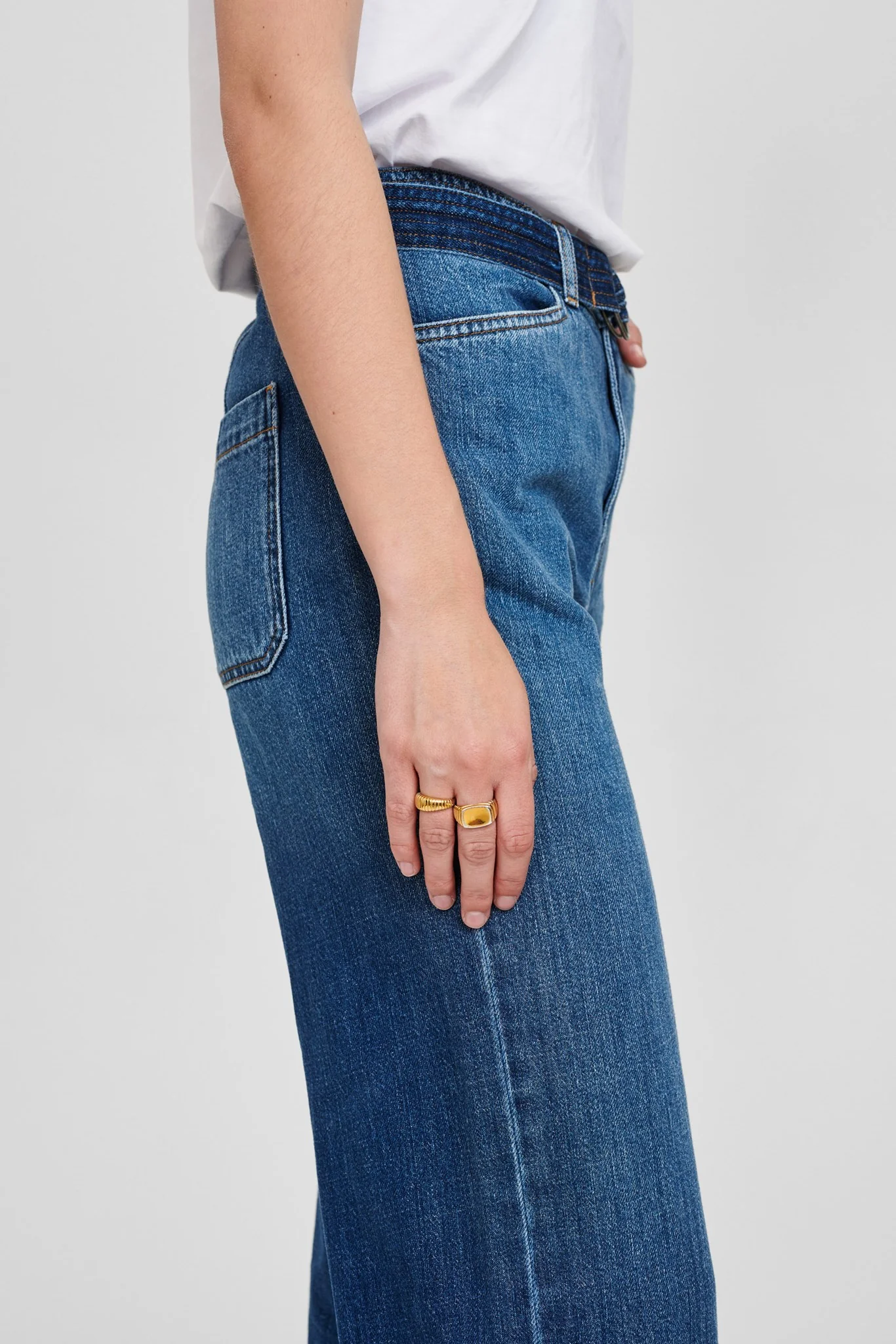 NUCAROLINA PANT - Medium Blue Denim - Image 4