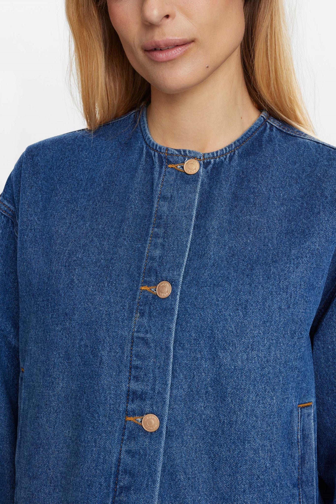 NUCUBA JACKET  - Classic Blue Denim - Image 4