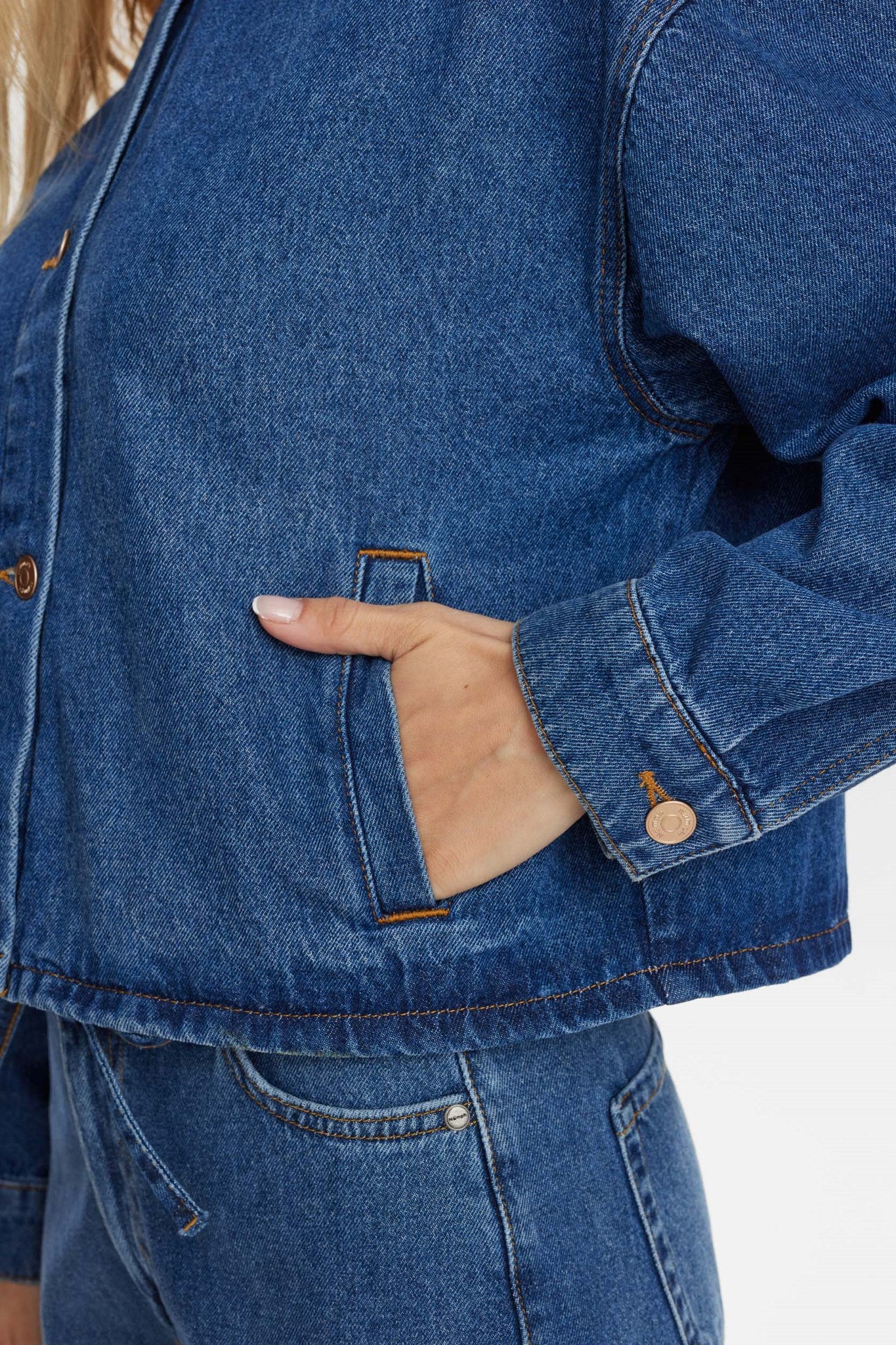 NUCUBA JACKET  - Classic Blue Denim - Image 5