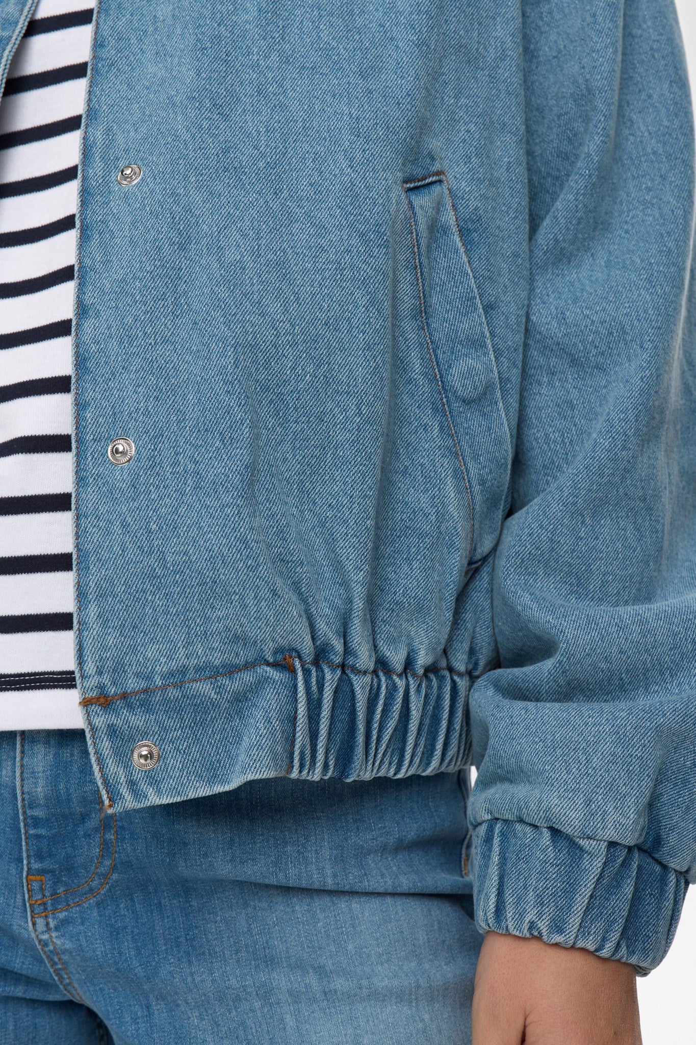 NUDENIMA JACKET - Medium Blue Denim - Image 5