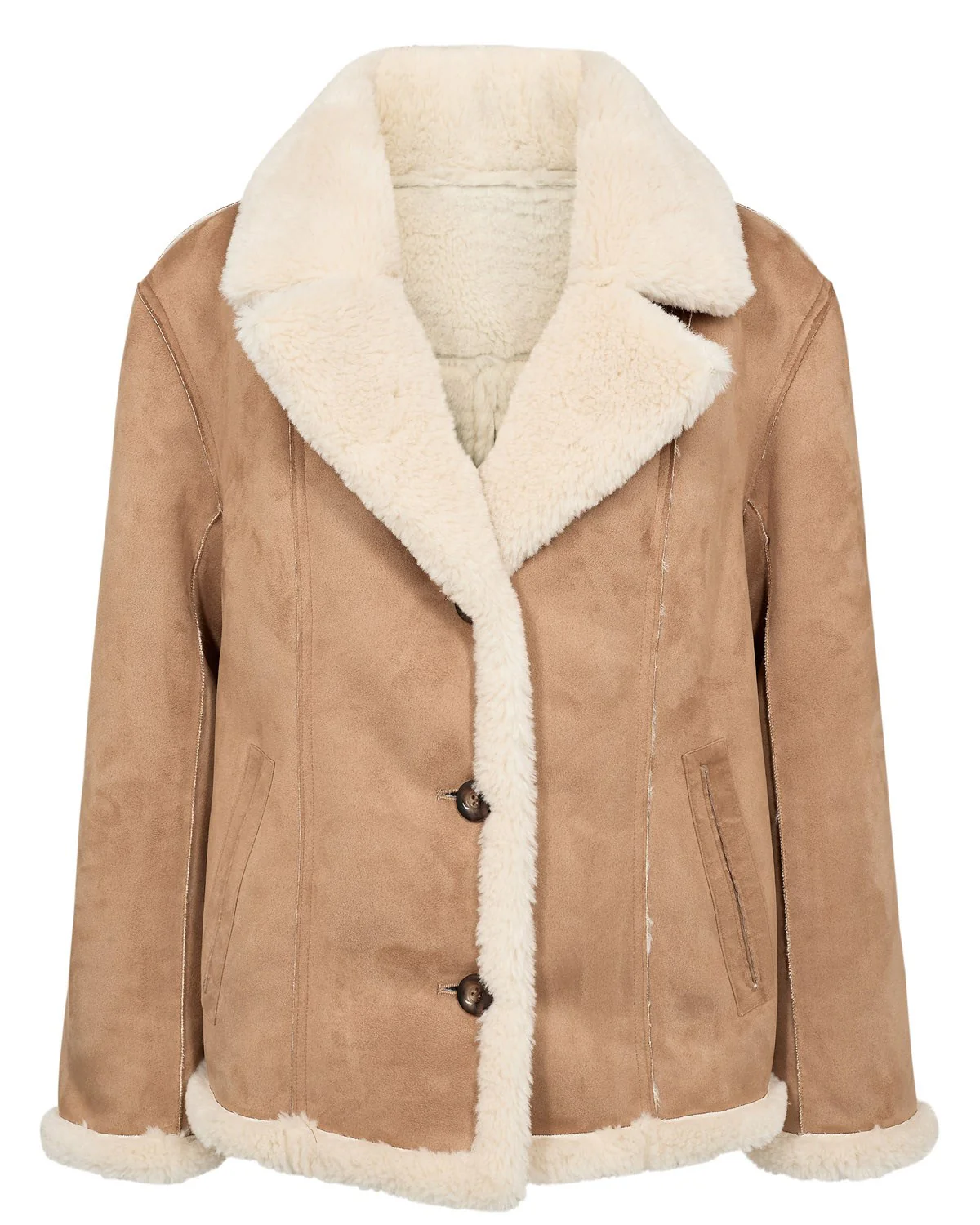 NUELIOTTA REVERSIBLE JACKET - Cognac - Image 7