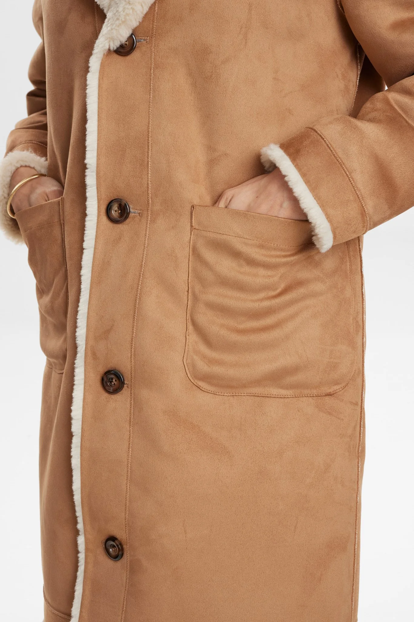 NUELLIOT REVERSIBLE COAT - Cognac - Image 5