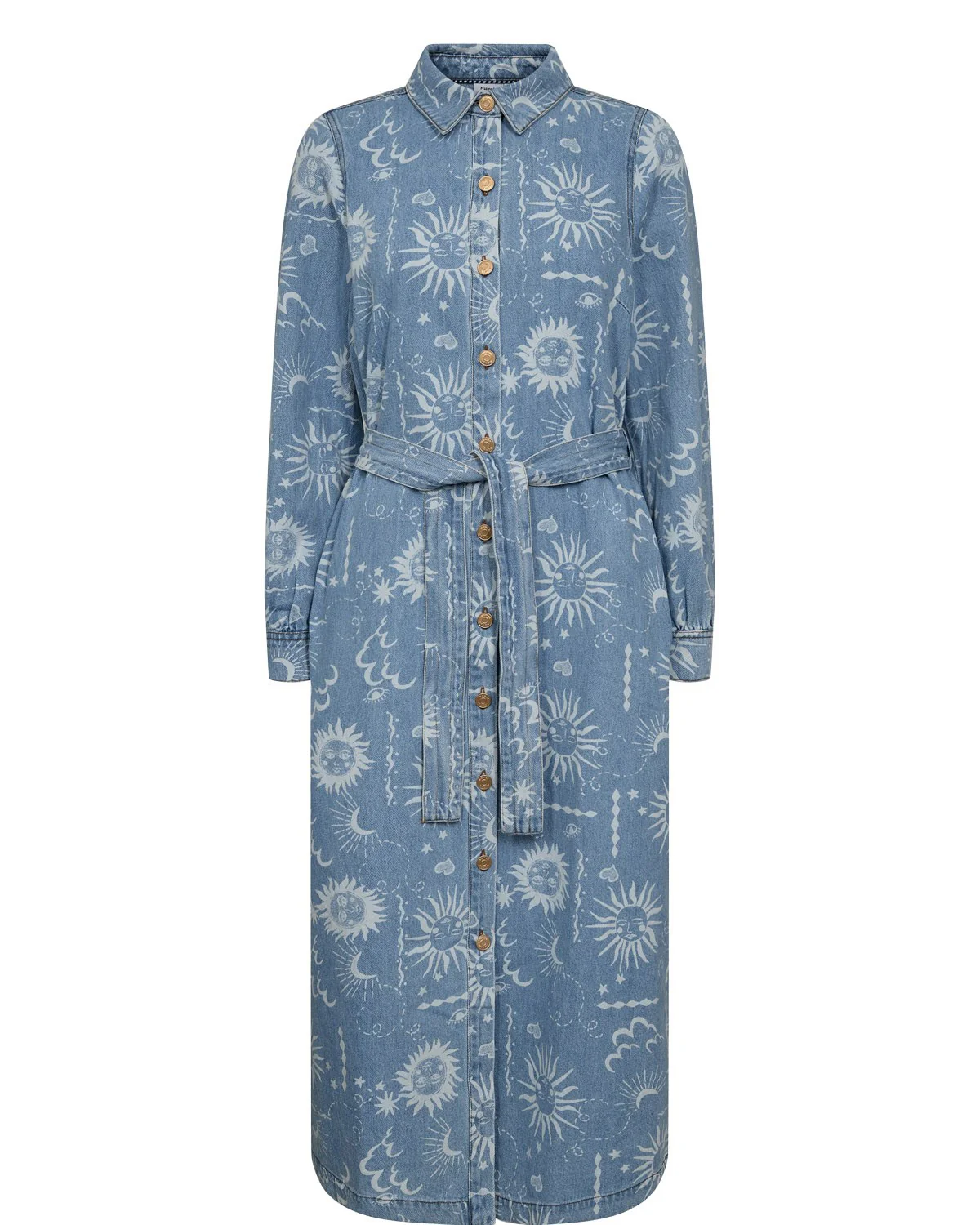 NUGISELLY DRESS - Light Blue Denim - Image 6