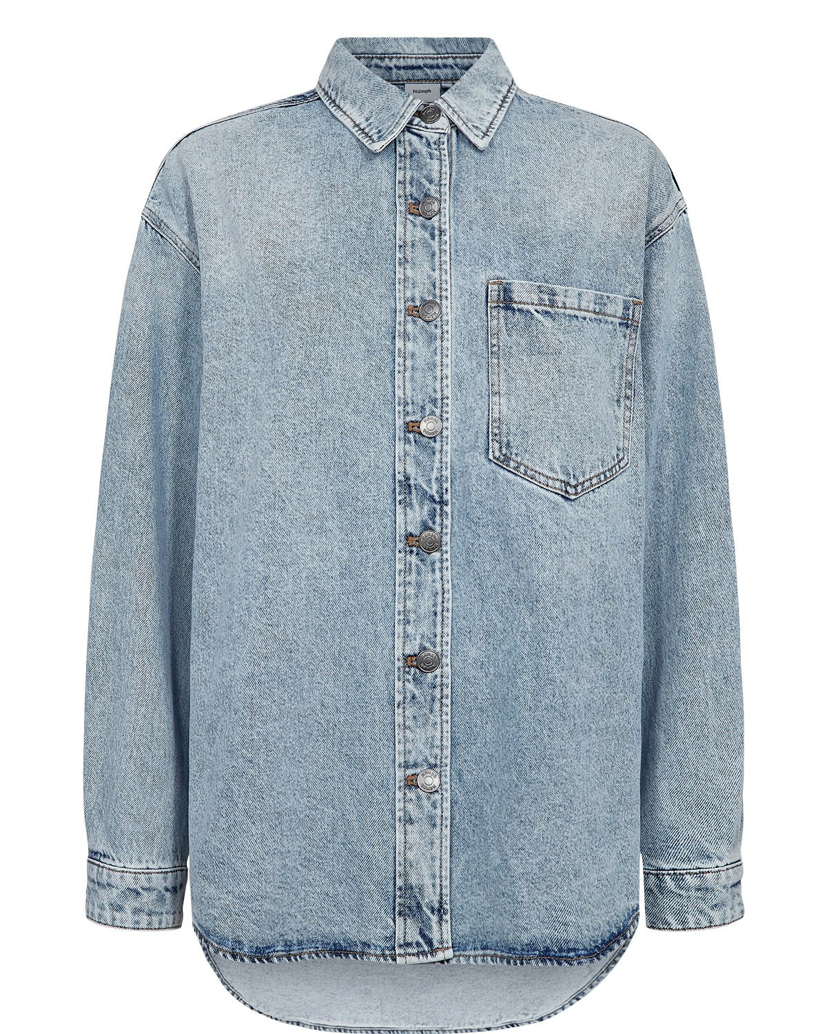 NUKAYSA DENIM SHIRT - Light B. Stonewash Denim - Image 7