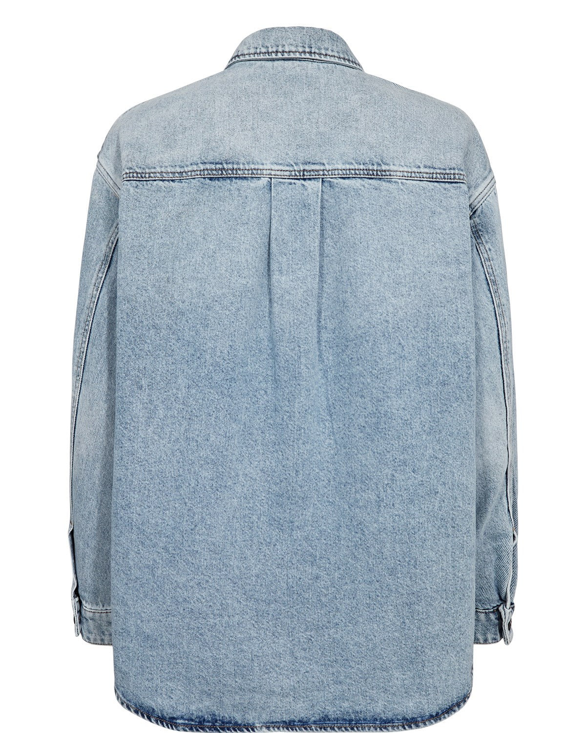 NUKAYSA DENIM SHIRT - Light B. Stonewash Denim - Image 8