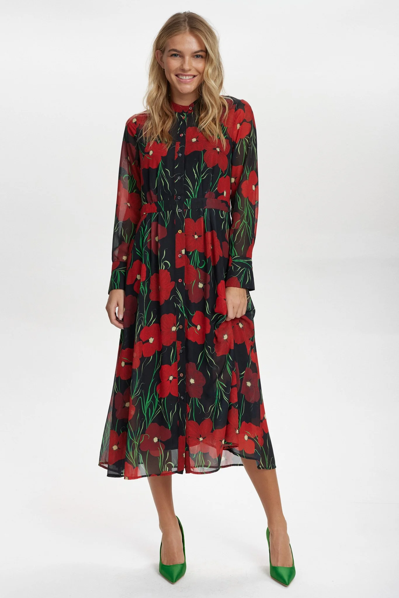 NUKYNDALL NEW DRESS - Fiery Red - Image 3