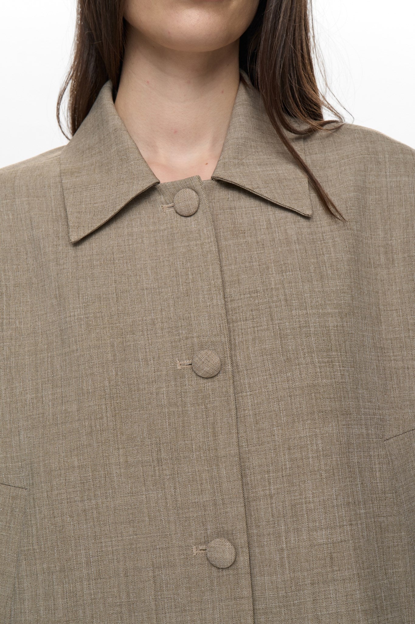 NUMELONA JACKET  - Dark Sand Melange - Image 4