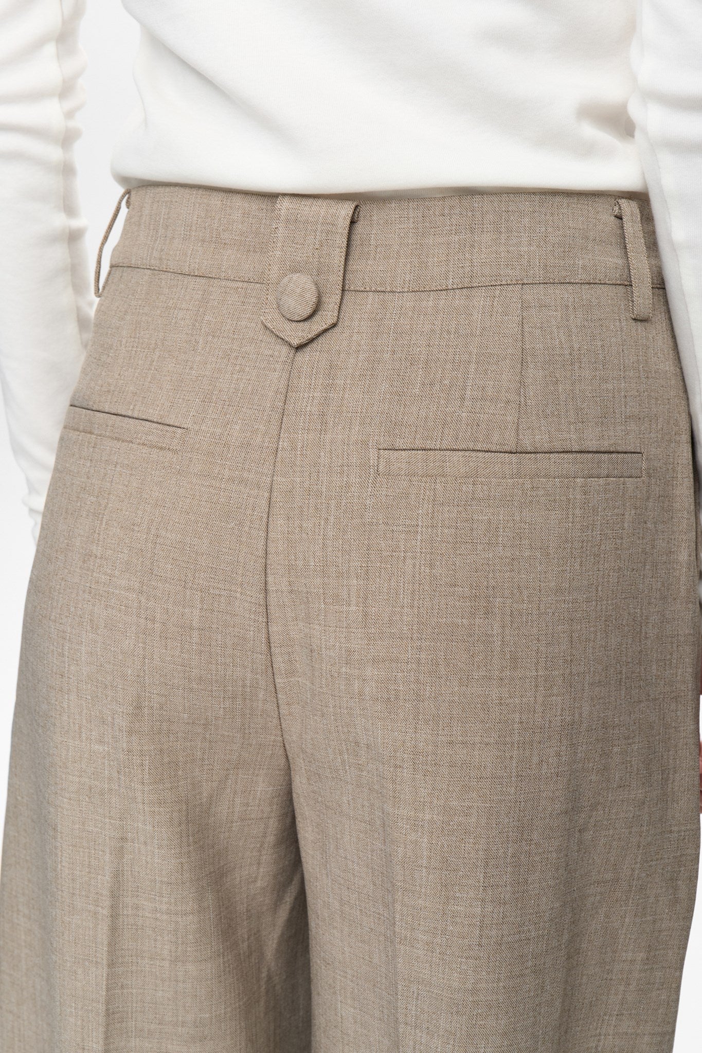 NUMELONA PANTS  - Dark Sand Melange - Image 5