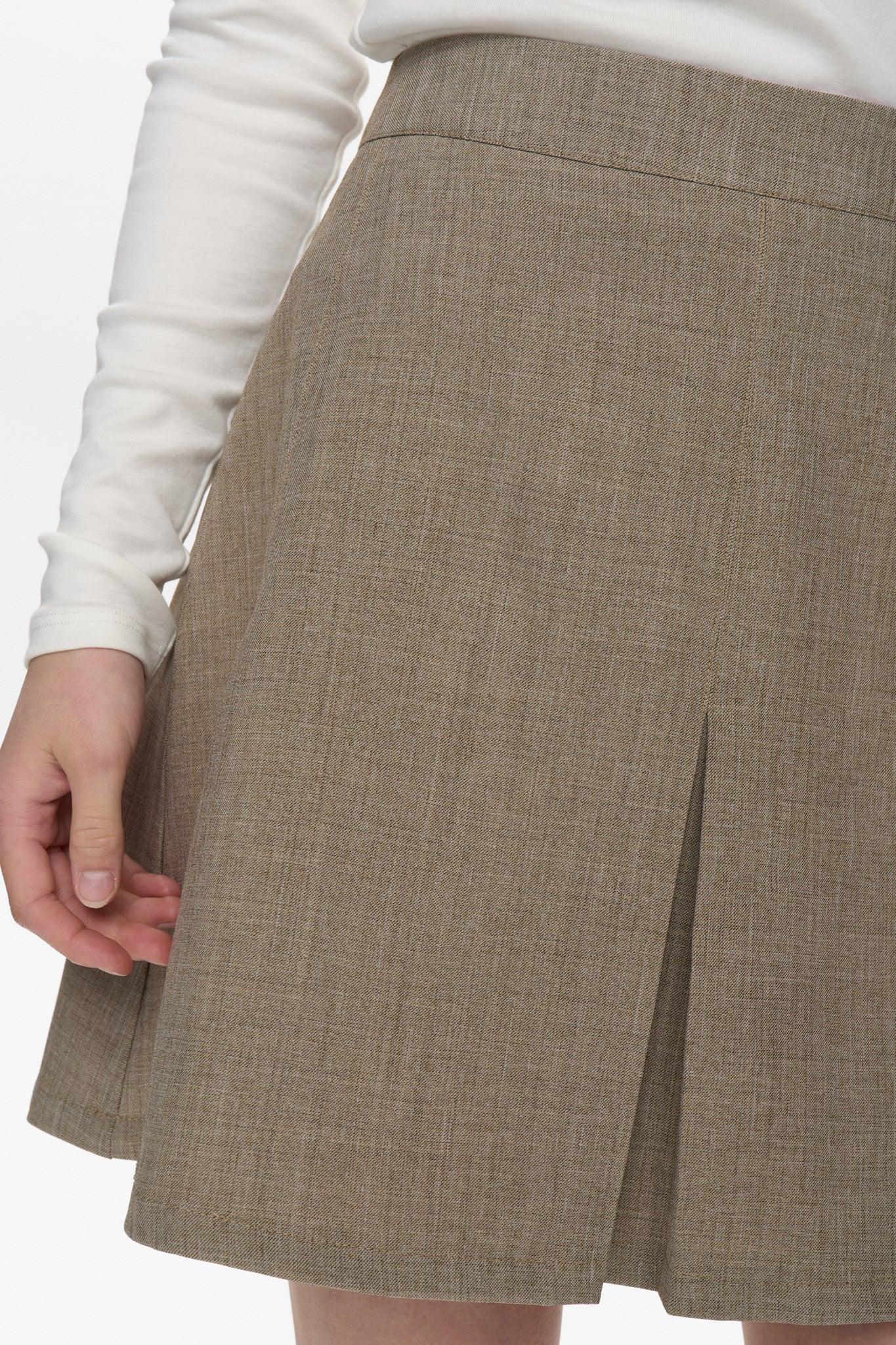 NUMELONA SKIRT - Dark Sand Melange - Image 4