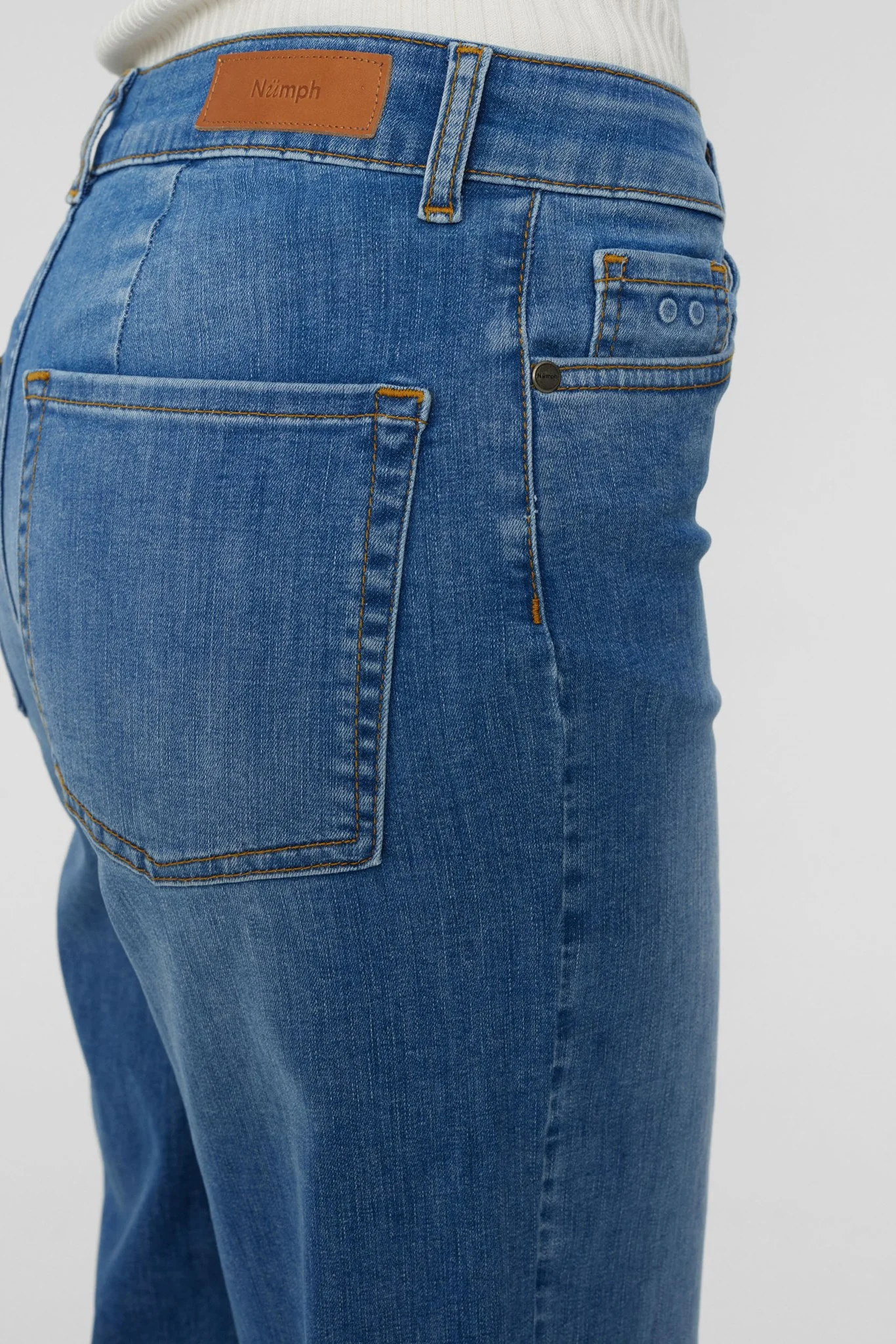 NUPARIS JEANS CROPPED LIGHT BLUE - Light Blue Denim - Image 4