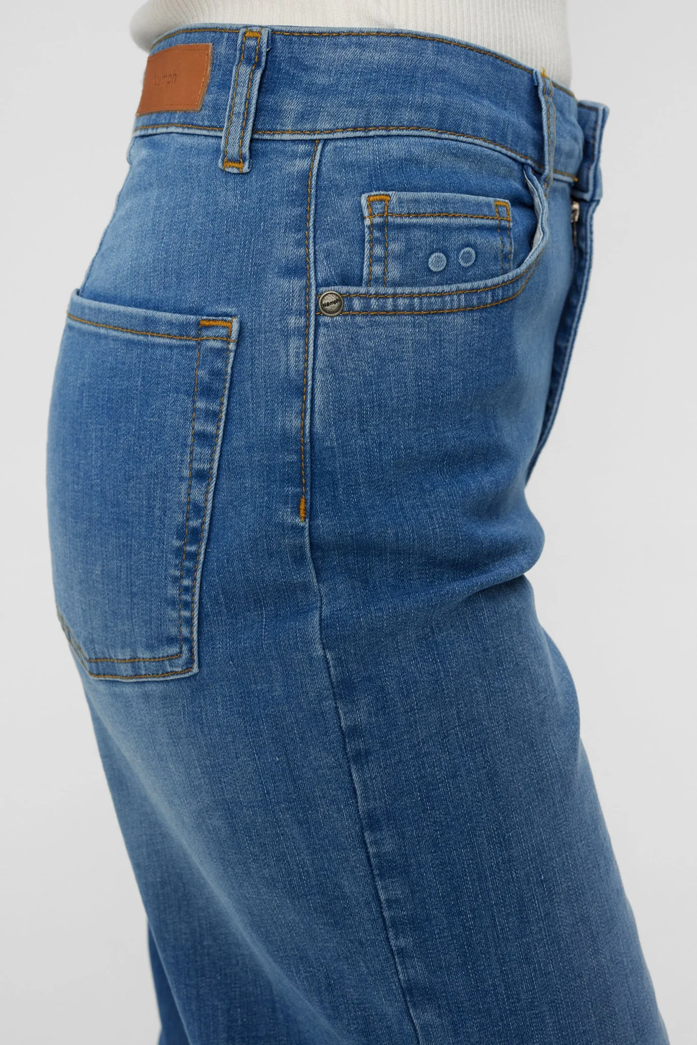 NUPARIS JEANS LONG LIGHT BLUE - Light Blue Denim - Image 5