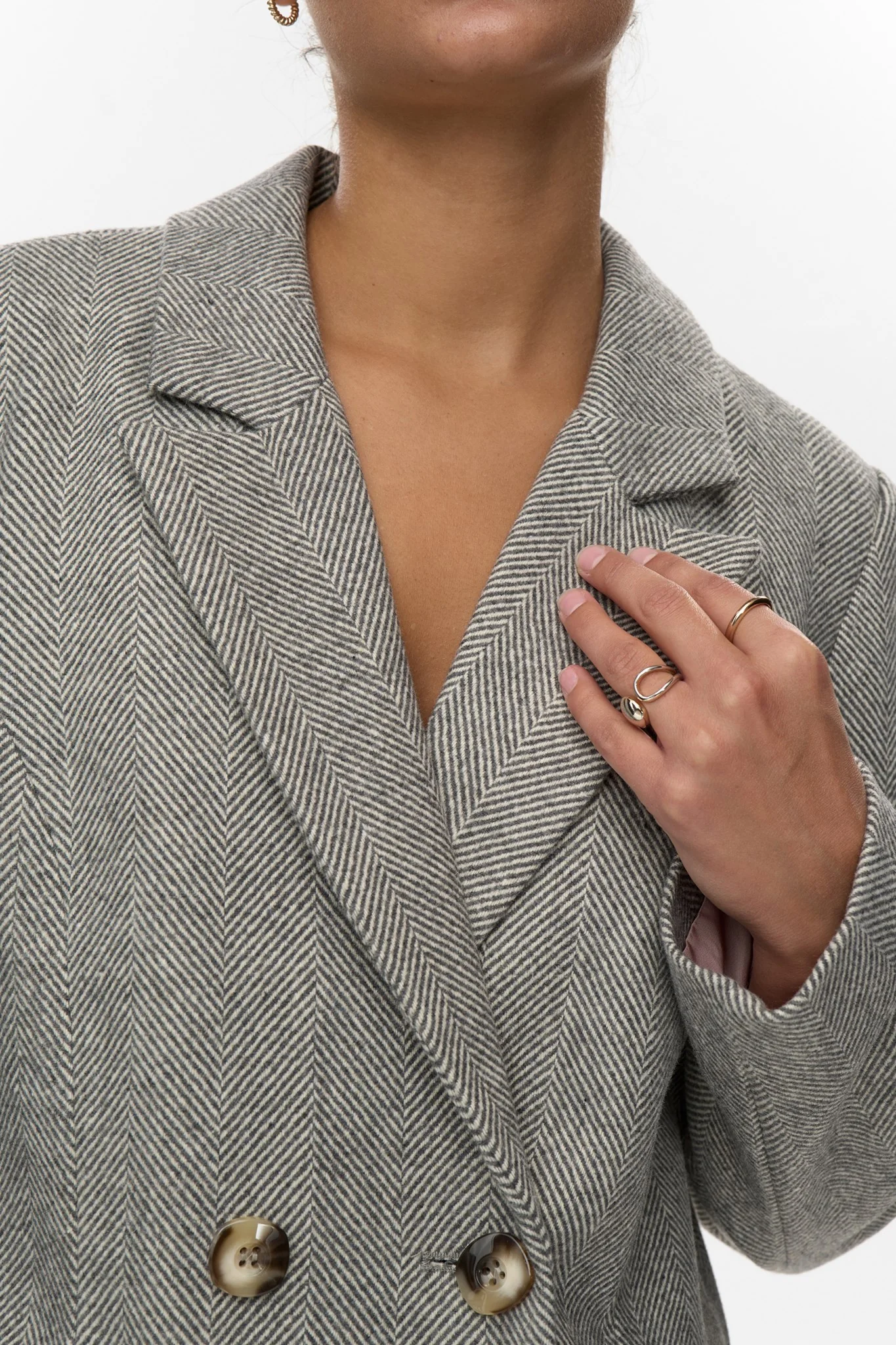 NURAVEN COAT - Medium Grey mel - Image 4
