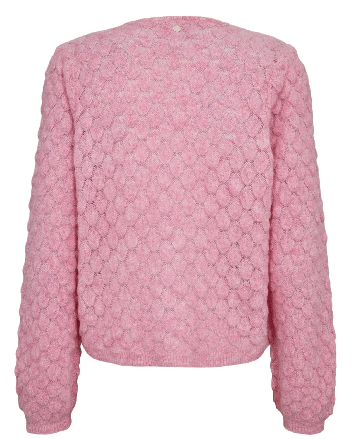 NURIETTE LEAF POINTELLE CARDIGAN - LILAC SACHET - Image 7