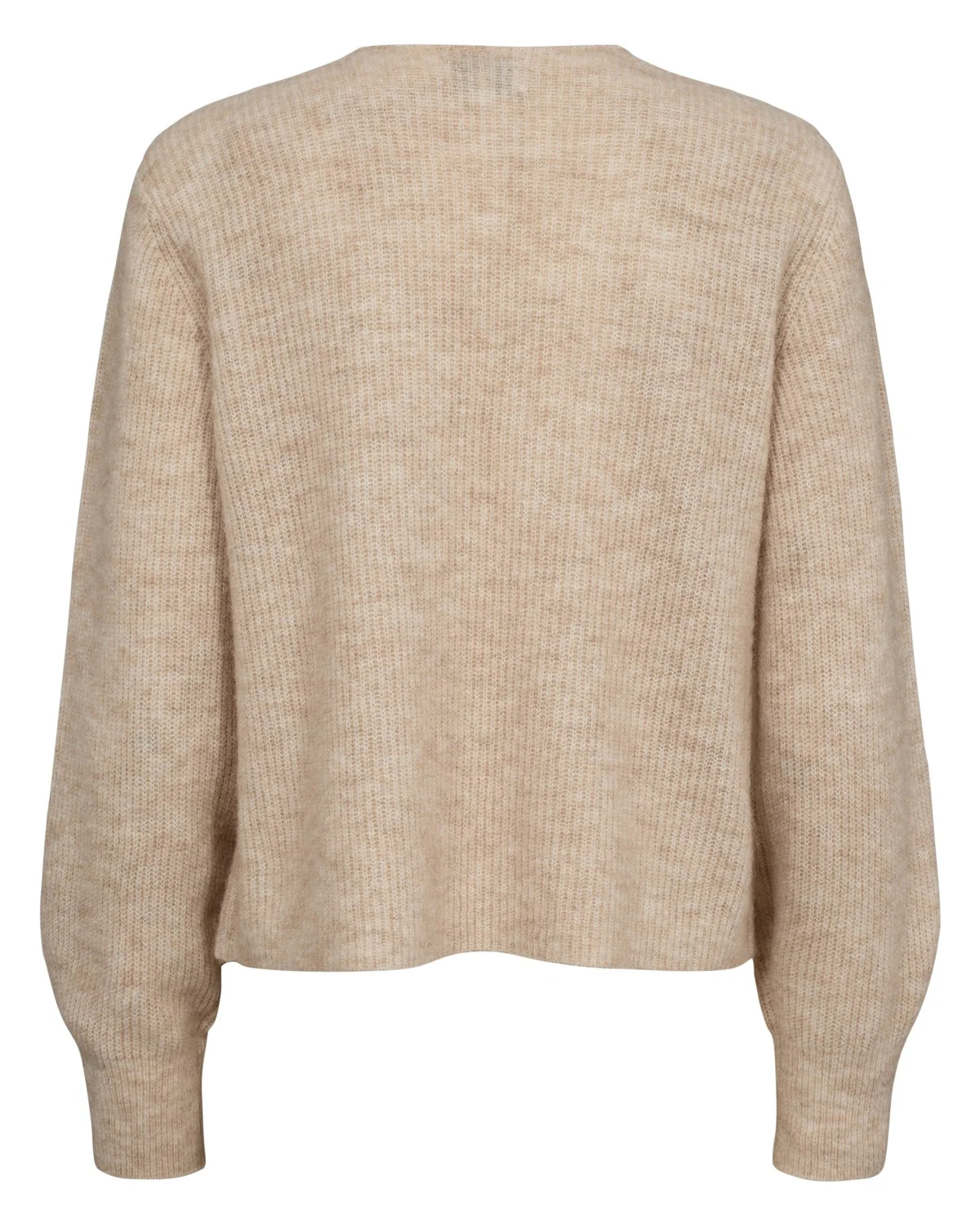 NURIETTE RIB OPEN CARDIGAN - Sun Kiss - Image 4