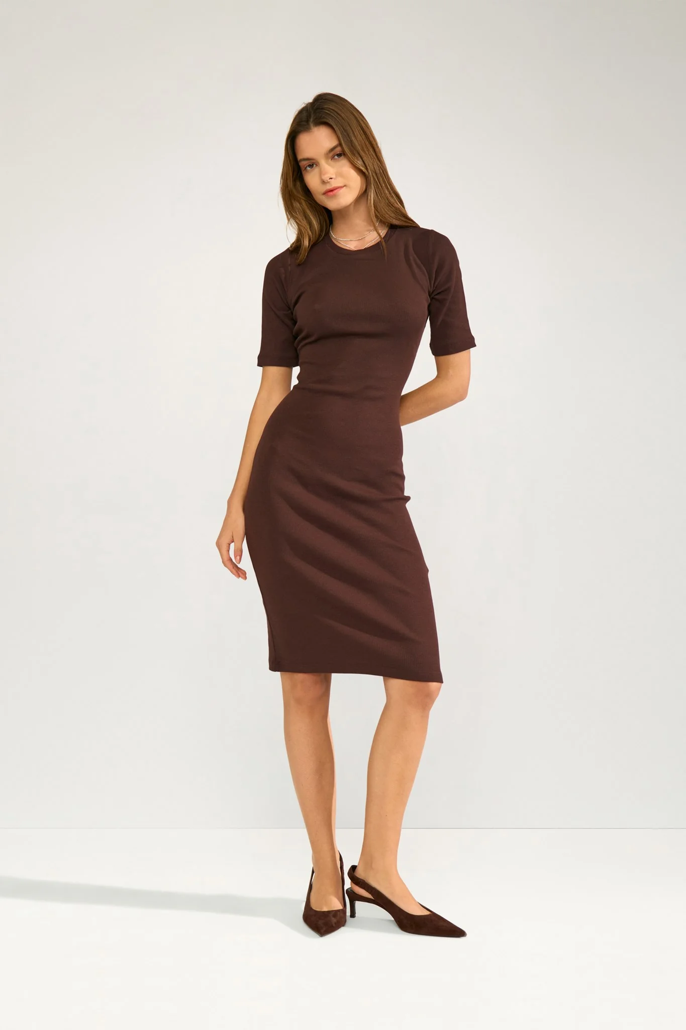 NURILEY DRESS - Black Coffee - Image 3