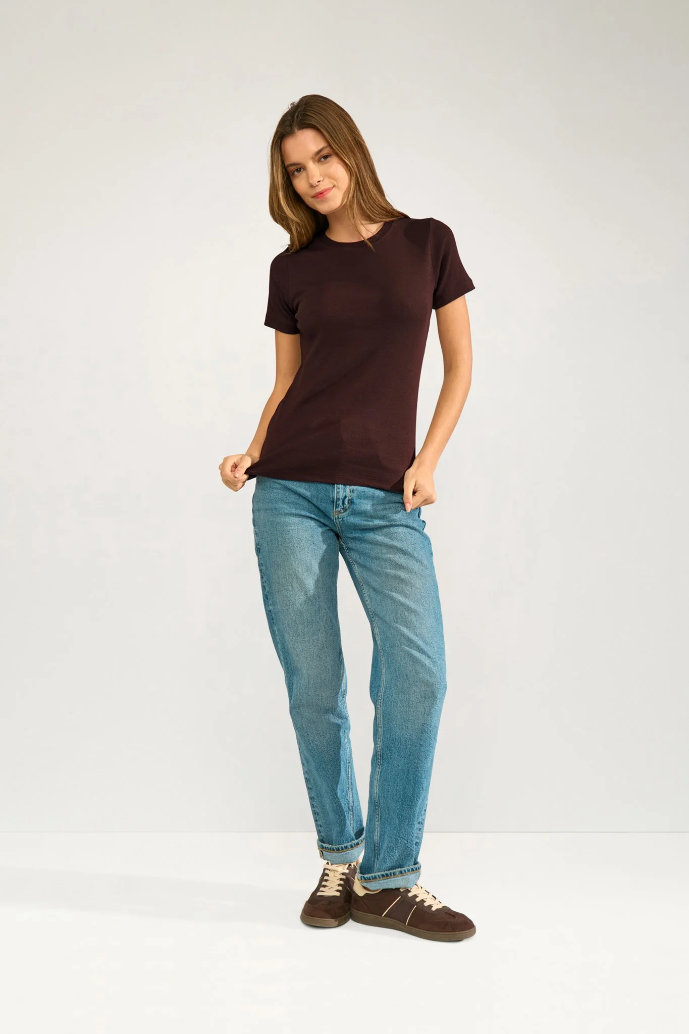 NURILEY SS TEE - Black Coffee - Image 3