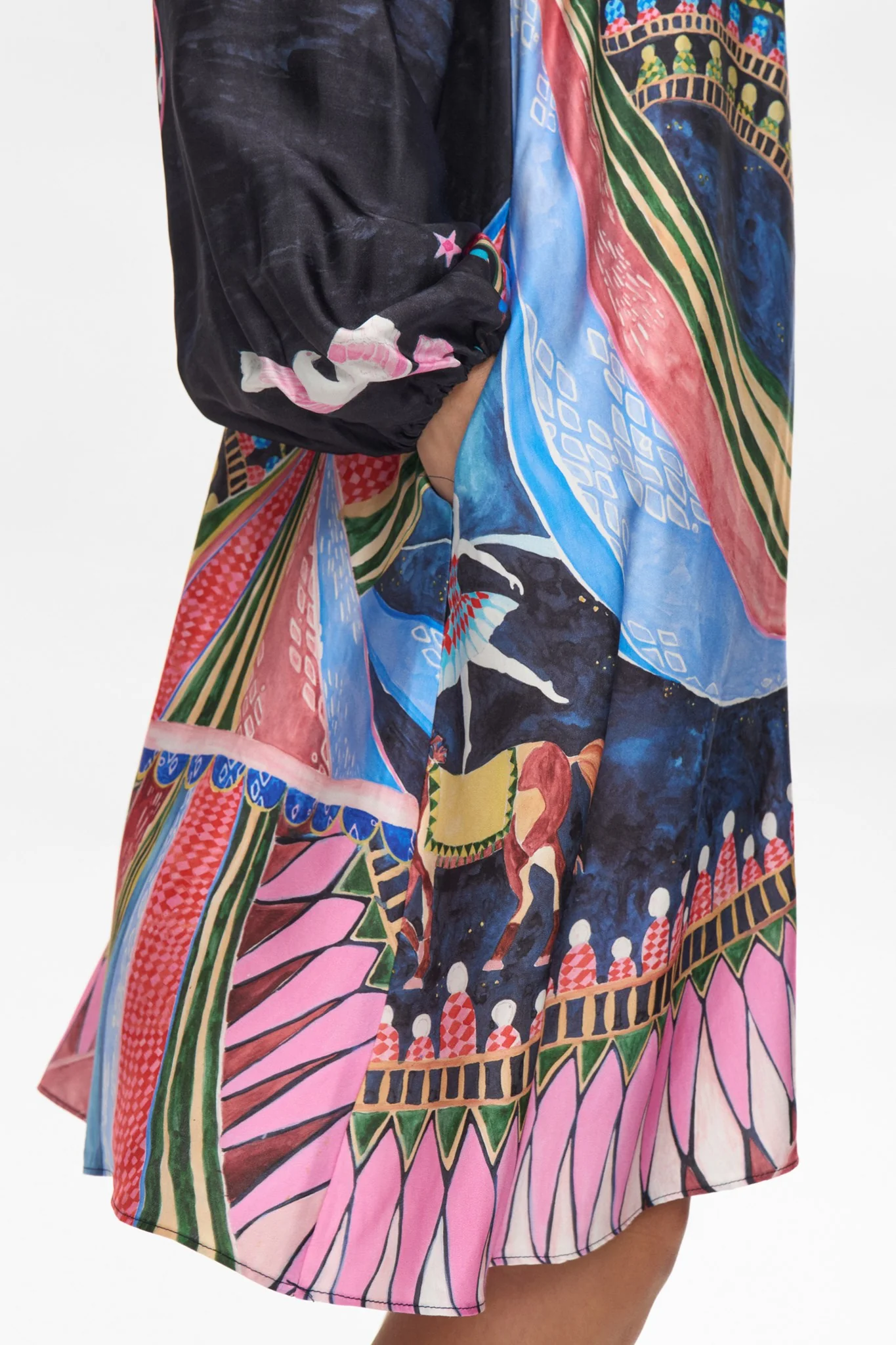 NUSTARLA SHORT DRESS - Obsidian - Image 4