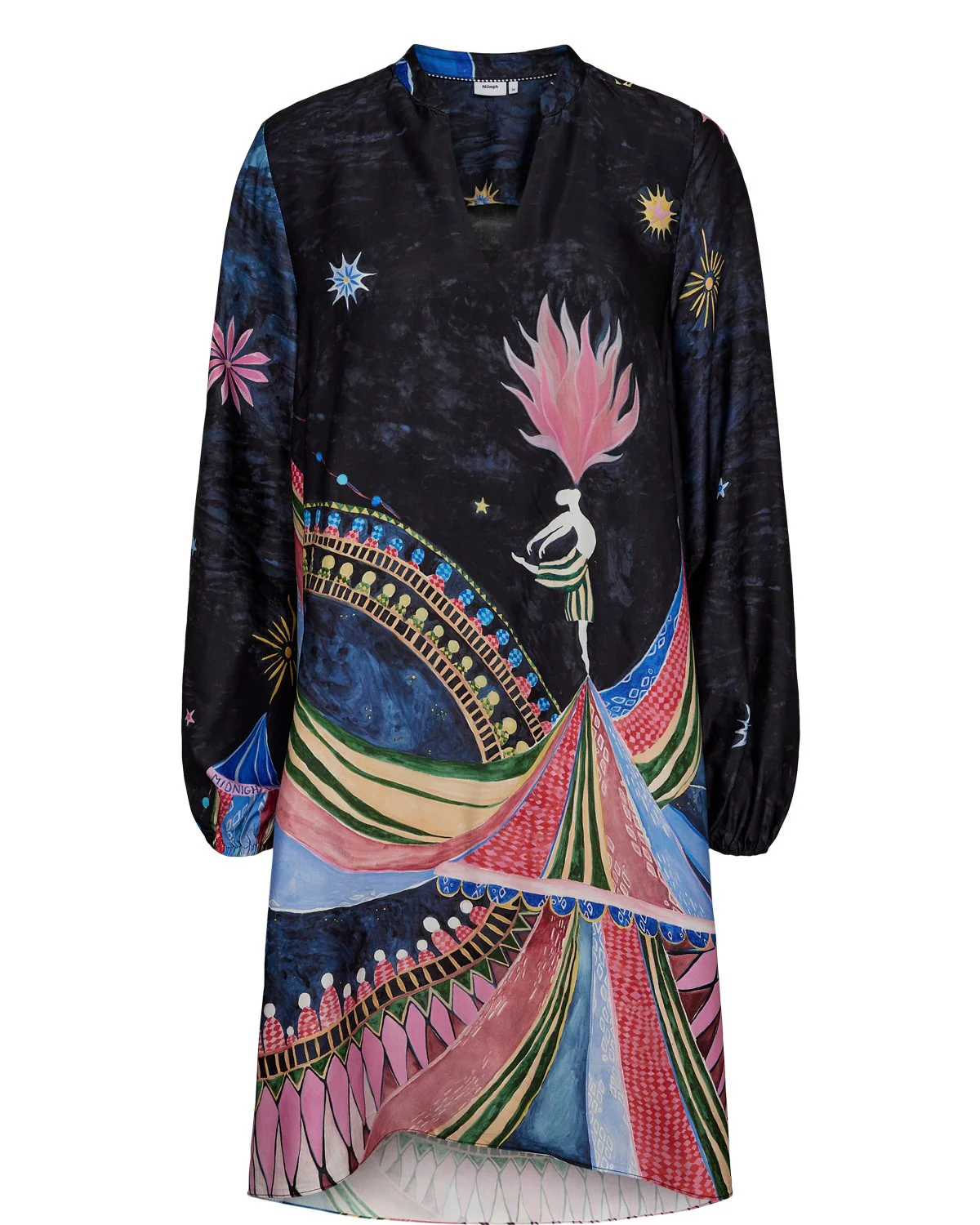 NUSTARLA SHORT DRESS - Obsidian - Image 7