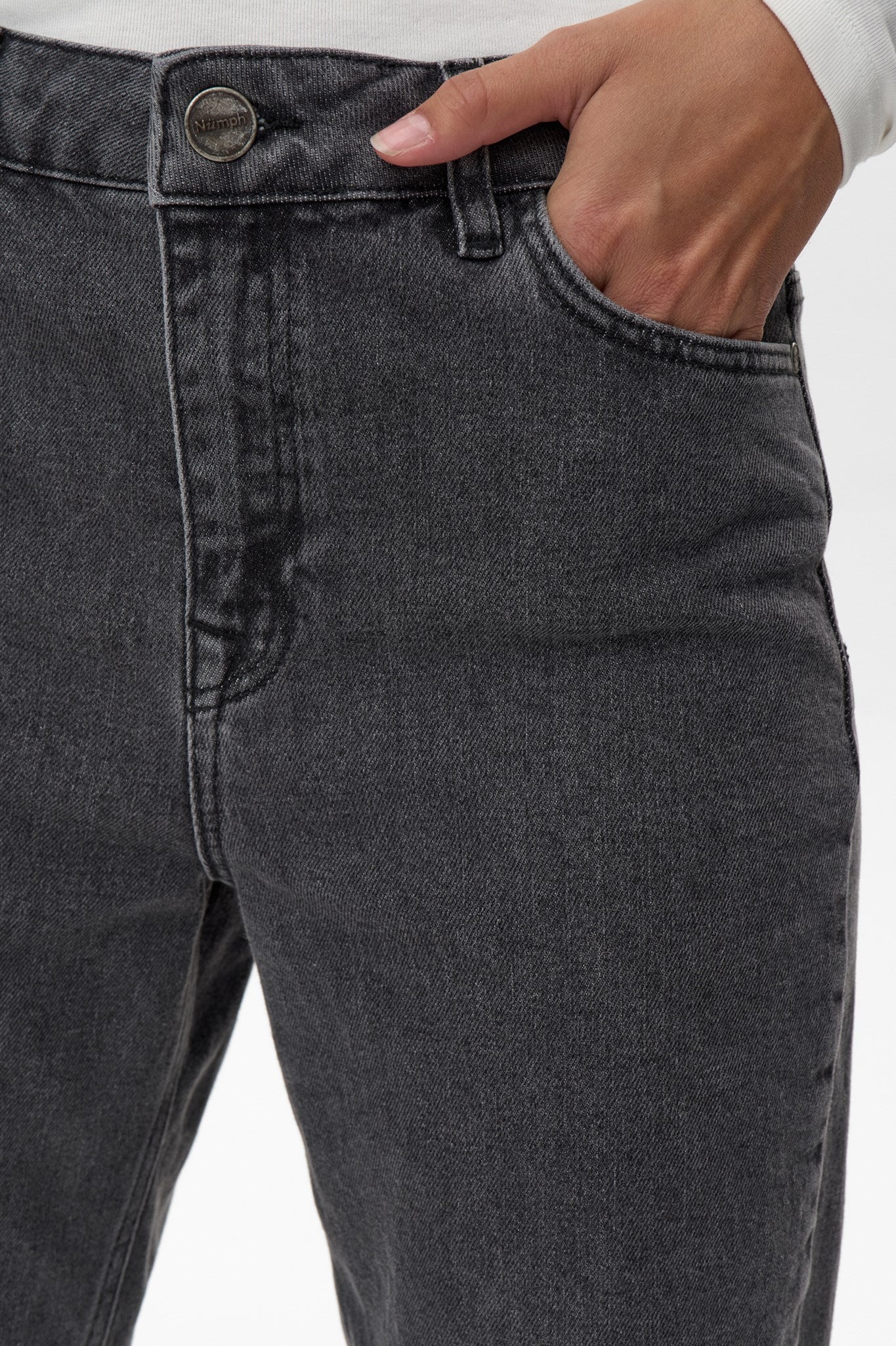 NUTORONTO JEANS - DARK GREY - Dark Grey Denim - Image 4