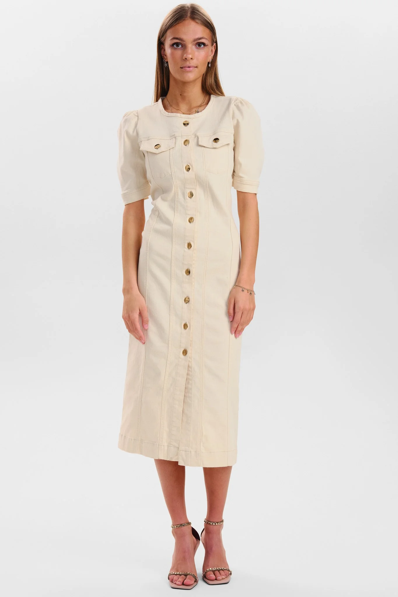 SISYLLE DRESS - Ecru - Image 3