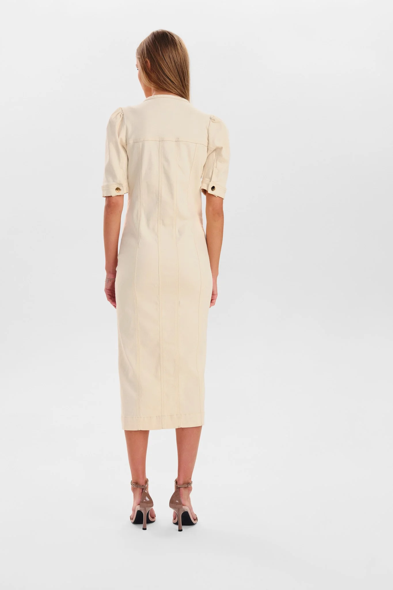 SISYLLE DRESS - Ecru - Image 4