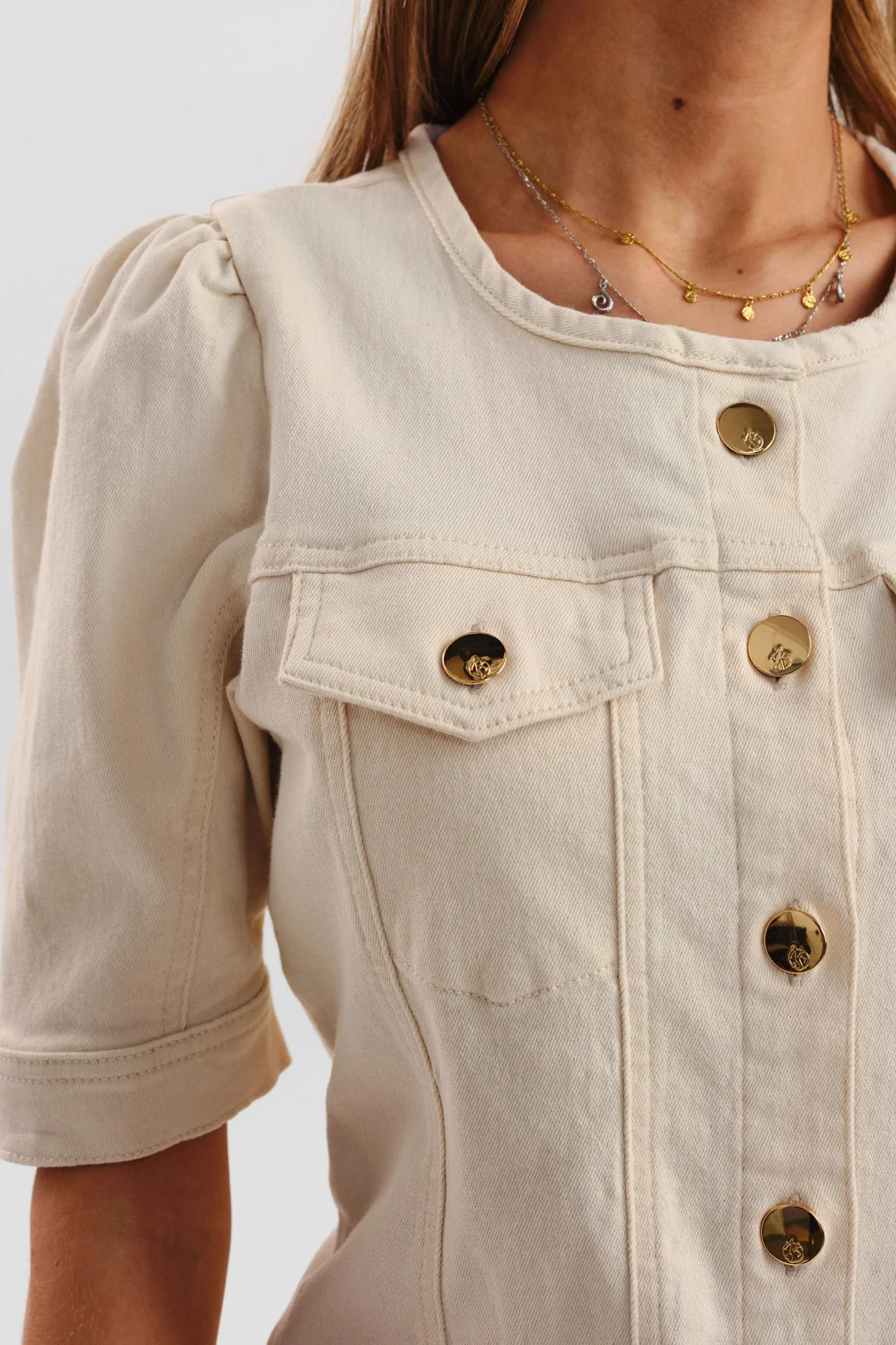 SISYLLE DRESS - Ecru - Image 6